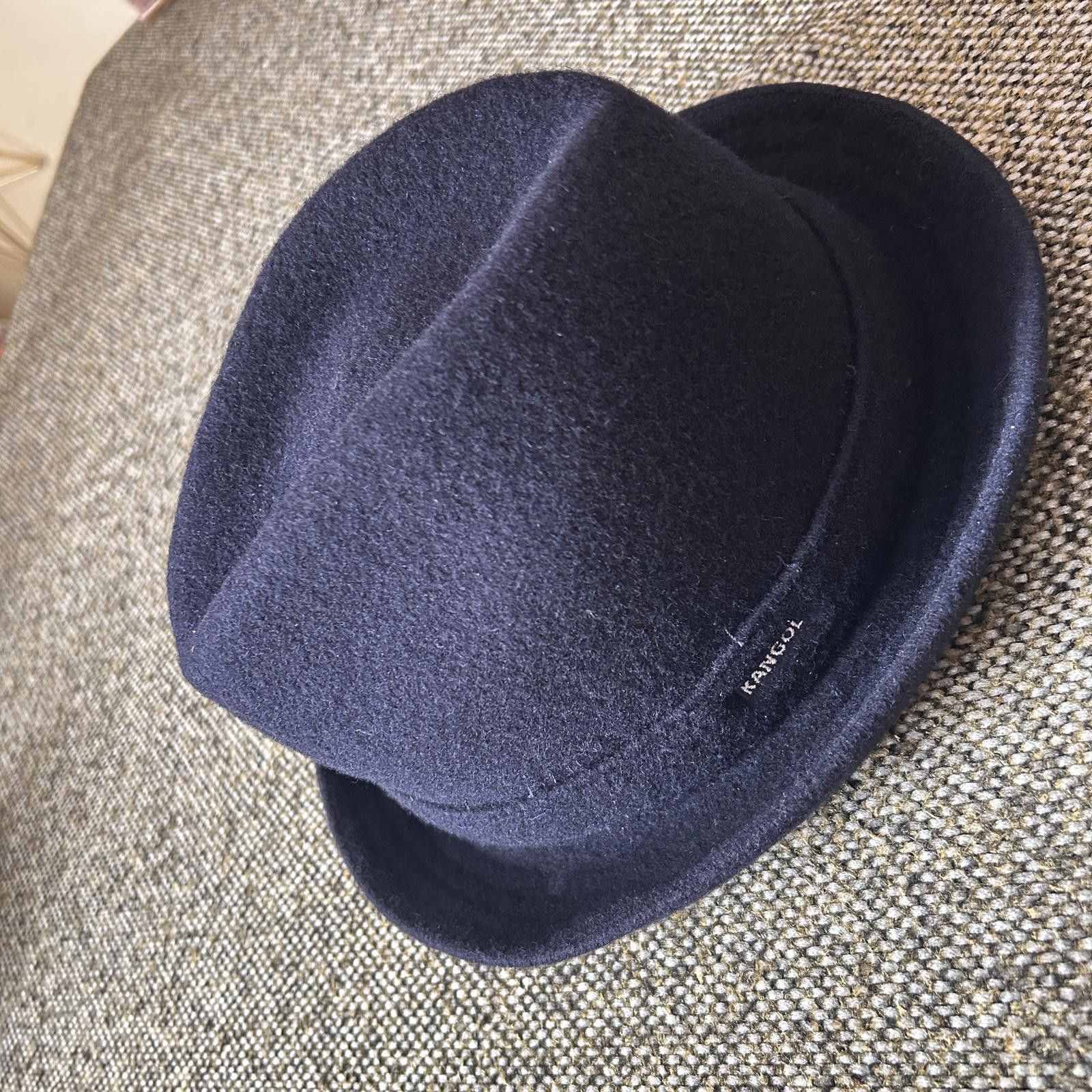 Kangol Kangol Wool Player Fedora Hat Dark Blue Small 6447BC Size ONE SIZE - 2 Thumbnail