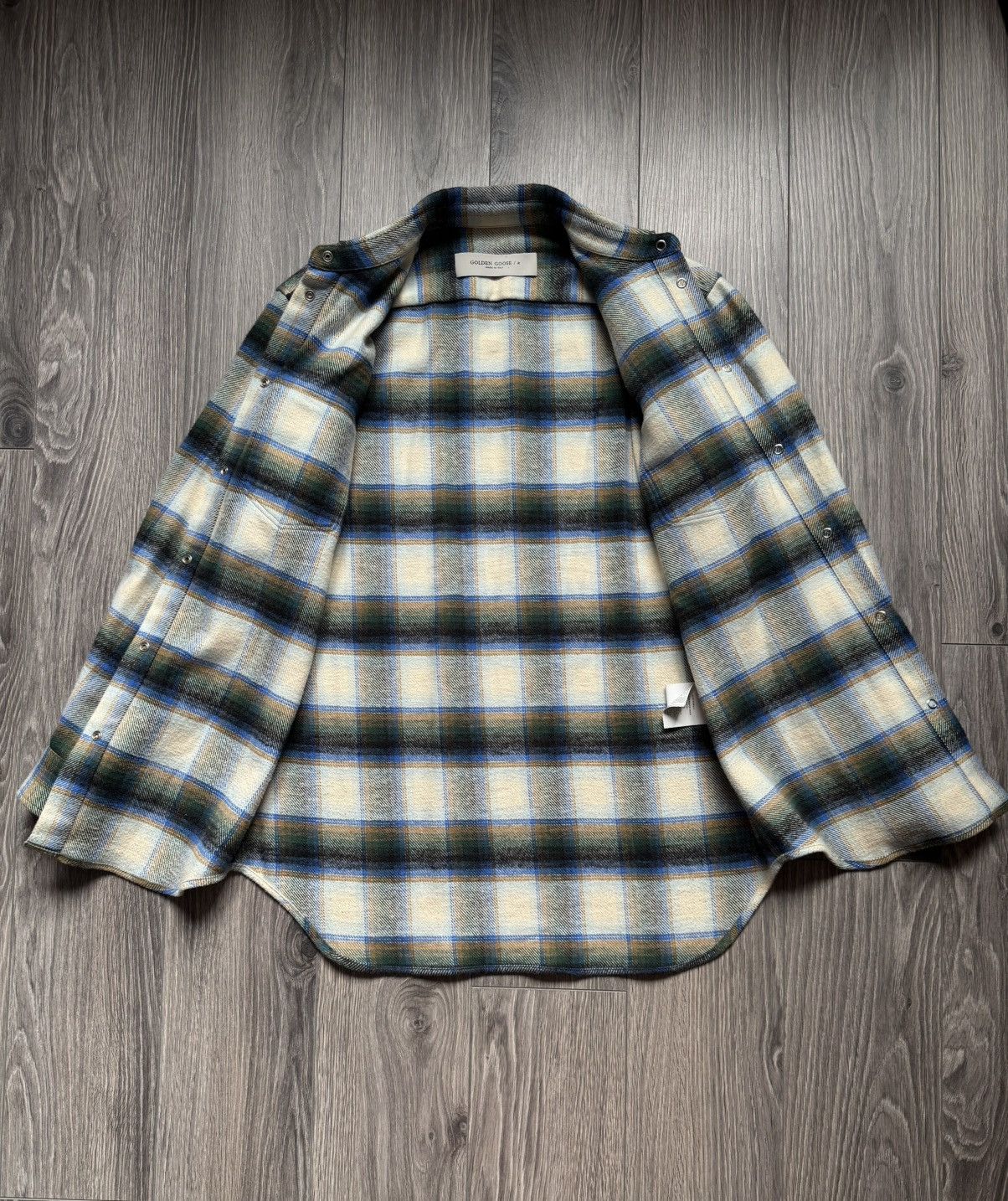 Golden Goose Golden Goose Alison Plaid-Pattern Checkered Button-up Shirt Size S / US 4 / IT 40 - 9 Thumbnail