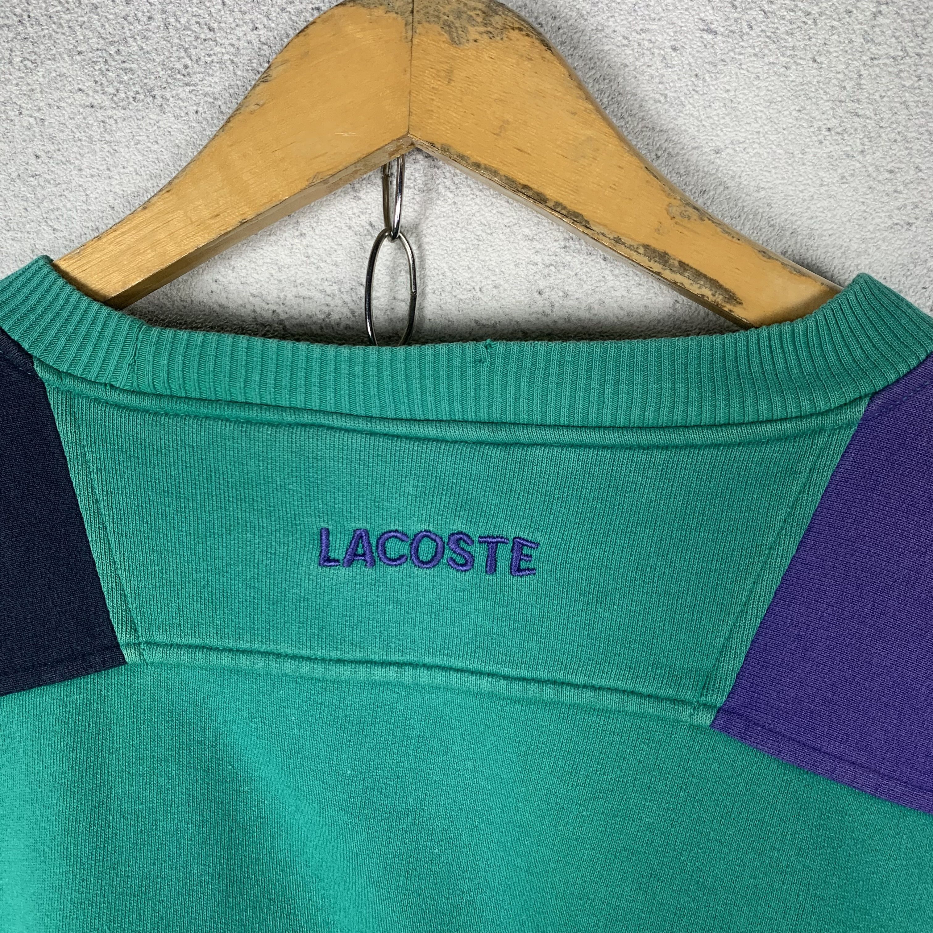 Lacoste Vintage 90s Lacoste Sweatshirt Crewneck Size US M / EU 48-50 / 2 - 7 Thumbnail
