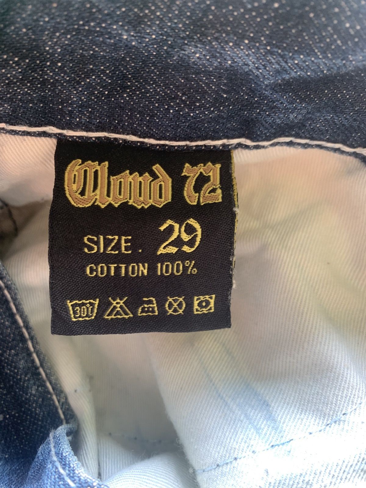 Japanese Brand Japanese Brand CLOUD 72 Denim Embroidery Cross Cemetery Jean Size US 30 / EU 46 - 9 Thumbnail