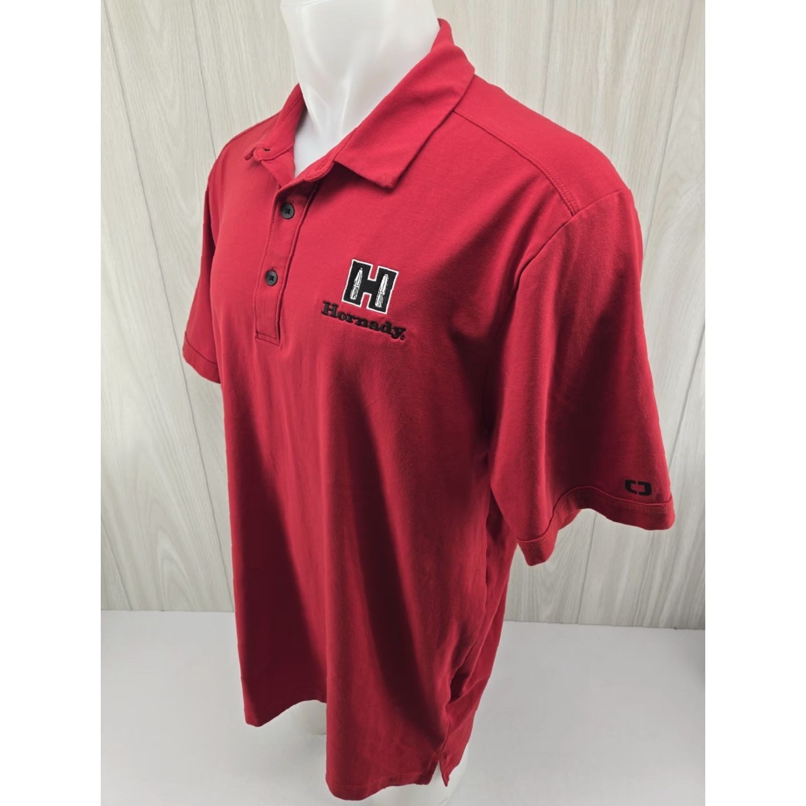 Vintage OGIO Polo Shirt Mens XL Hornady Ammunition Red Embroidered Short Sleeve Solid OGIO Size US XL / EU 56 / 4 - 4 Thumbnail