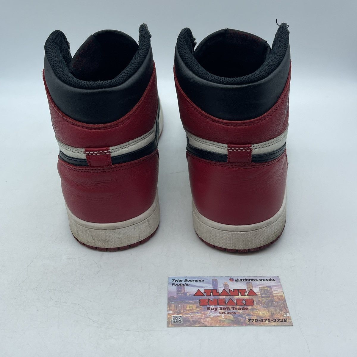 Jordan Brand Air Jordan 1 high bred toe Size US 11.5 / EU 44-45 - 3 Thumbnail