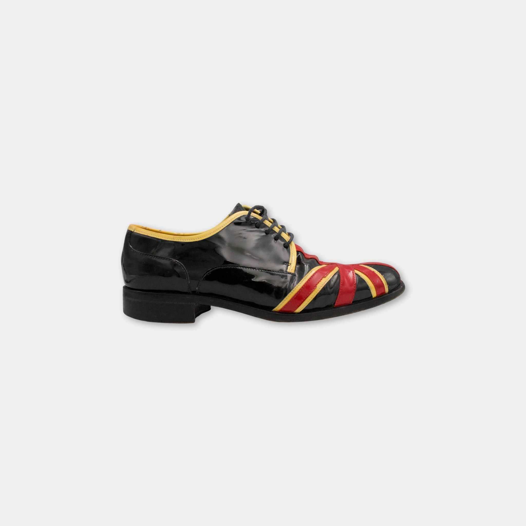 Moschino Moschino Union Jack Flag Oxfor Shoes Size US 6 / IT 36 - 1 Thumbnail