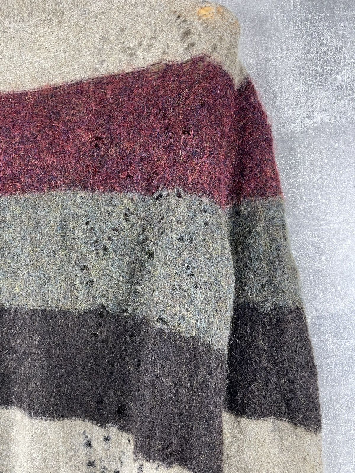 Other Sarah Pacini Italy Artistic Mohair Merino Wool Textured Knit Size ONE SIZE - 9 Thumbnail
