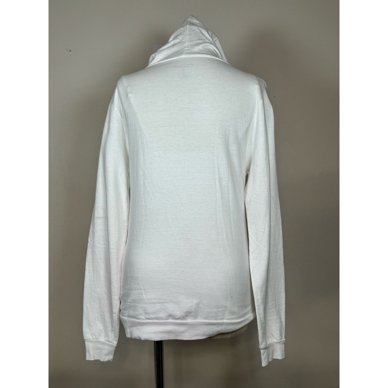 Unknown London On Fire White Hoodie Pullover Jacket Women Size M USED Size M / US 6-8 / IT 42-44 - 2 Thumbnail