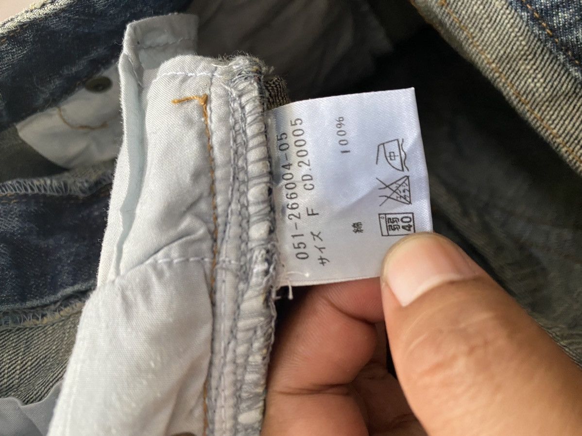 If Six Was Nine × Japanese Brand × Le Grande Bleu (L.G.B.) FLARE DISTRESS JEANS JAPAN BRAND RIPPED DESIGN RARE STYLE Size US 30 / EU 46 - 6 Thumbnail