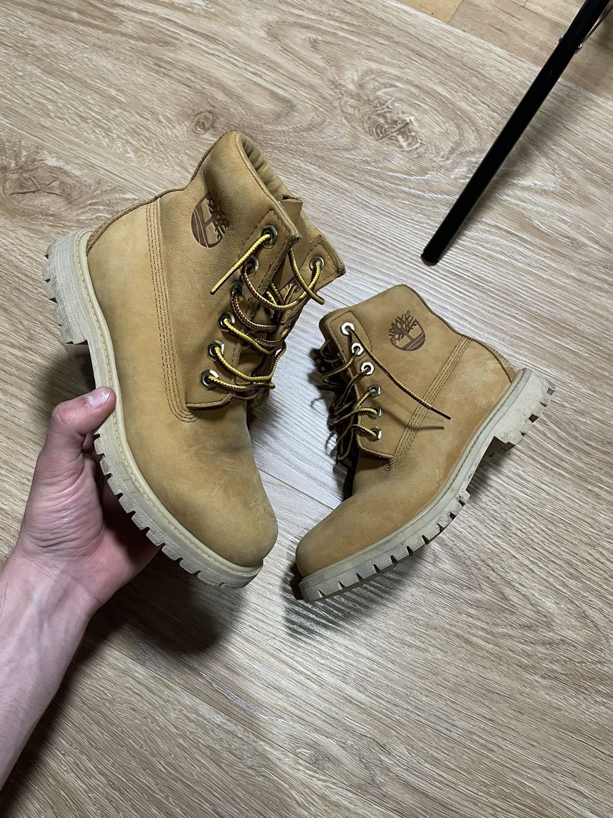 Timberland Vintage Y2K Timberland Boots Size US 5.5 / EU 38 - 1 Thumbnail