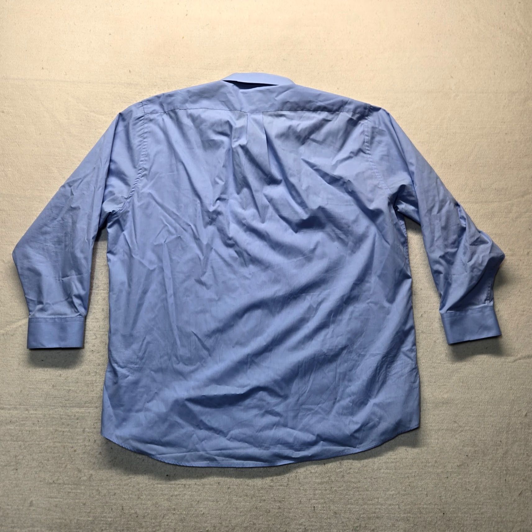 Alexander Julian Alexander Julian Dress Shirt Mens 2XL Solid Blue Casual Formal Business Shirt 18 18.5 34/35 Size 48R - 7 Thumbnail