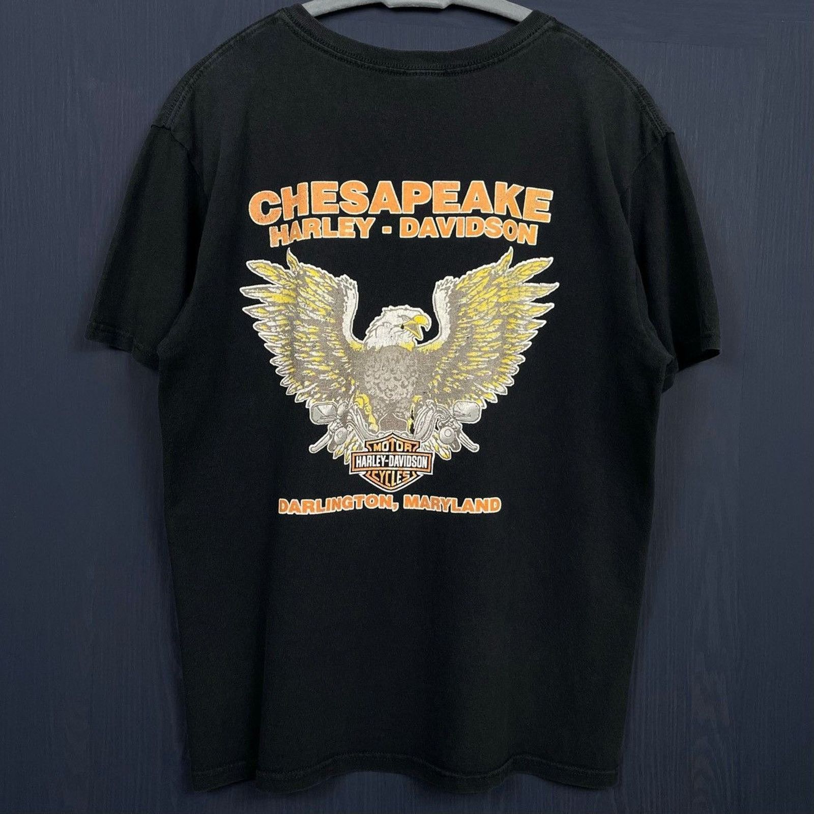 Anvil × Harley Davidson × Japanese Brand 🇺🇸HARLEY-D Chesapeake, MD Eagle T Size US M / EU 48-50 / 2 - 1 Thumbnail