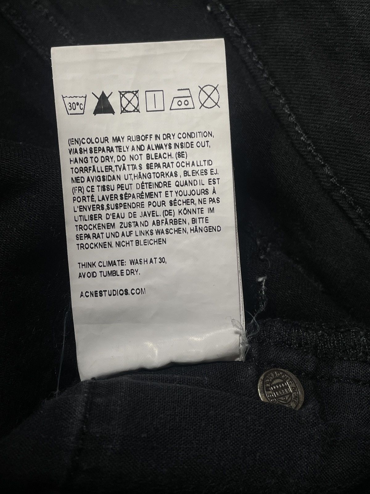 Acne Studios 🔥Offers🔥Acne Studios Luxury Pants Streetwear Hype Denim Size US 27 - 9 Thumbnail