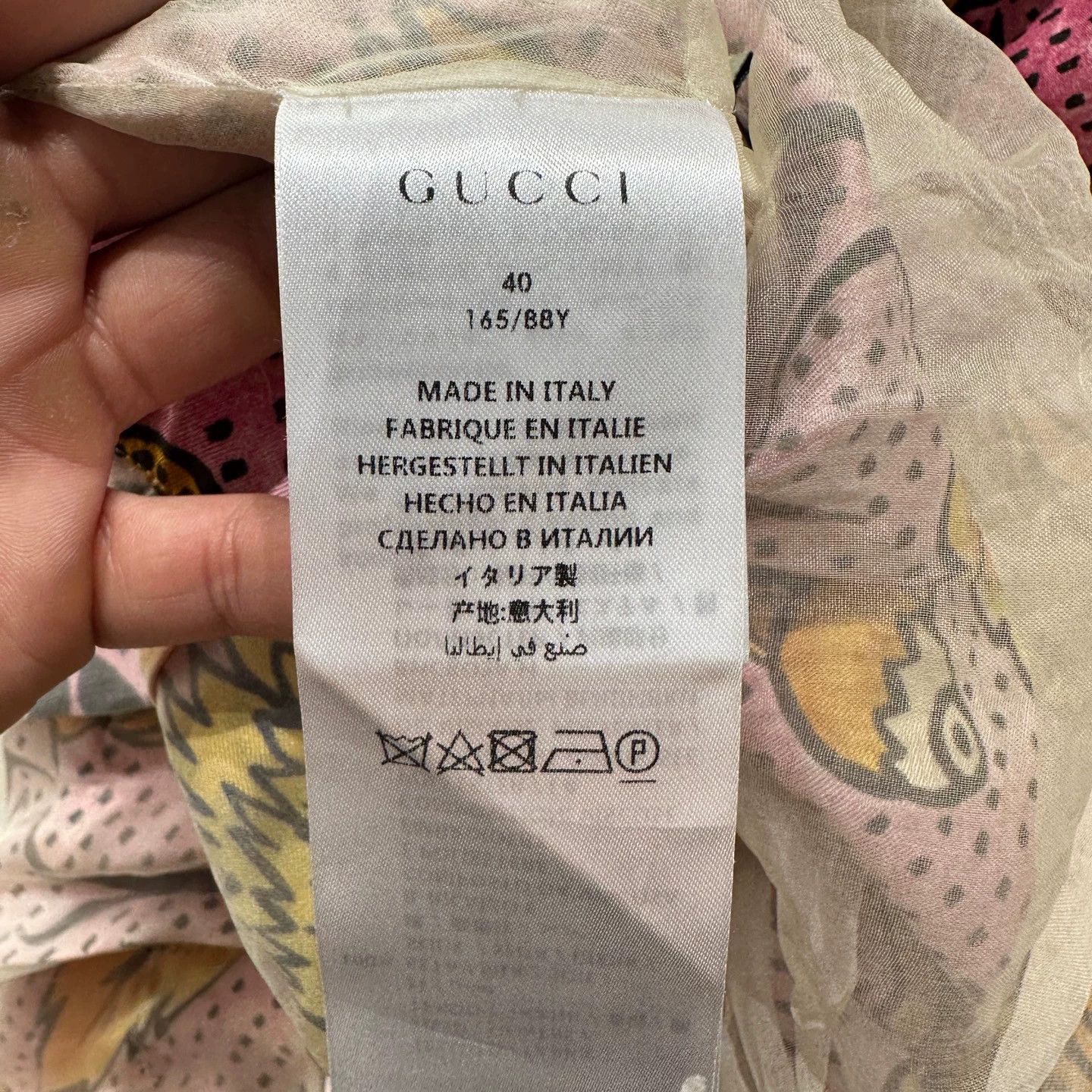 Gucci Gucci floral polka dot silk dress apr131 size 40 Size S / US 4 / IT 40 - 4 Thumbnail