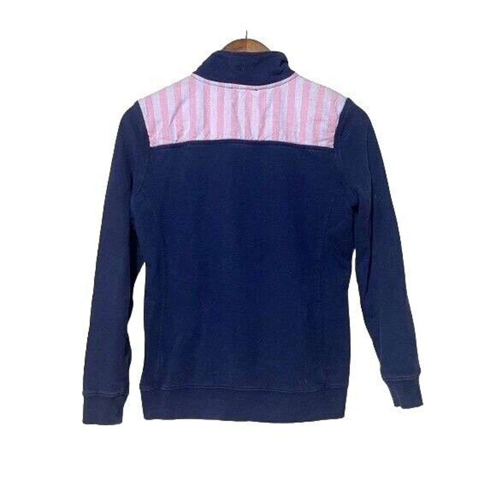 Vineyard Vines Vineyard Vines Womens Pullover XS Oxford Stripe Cozy Shep Size XS / US 0-2 / IT 36-38 - 4 Thumbnail