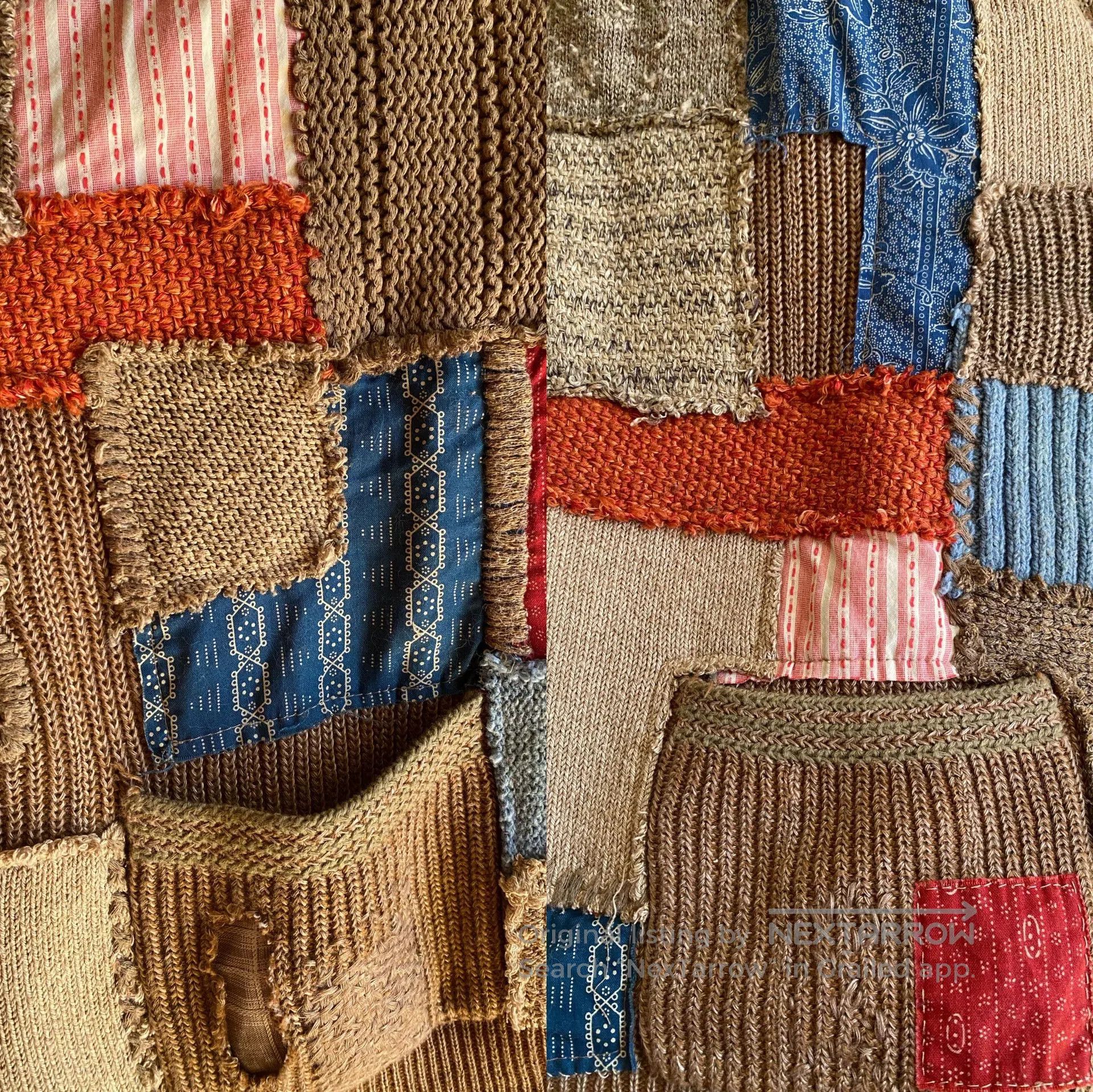 RRL Ralph Lauren rrl limited edition patchwork cardigan. Size US XL / EU 56 / 4 - 6 Thumbnail