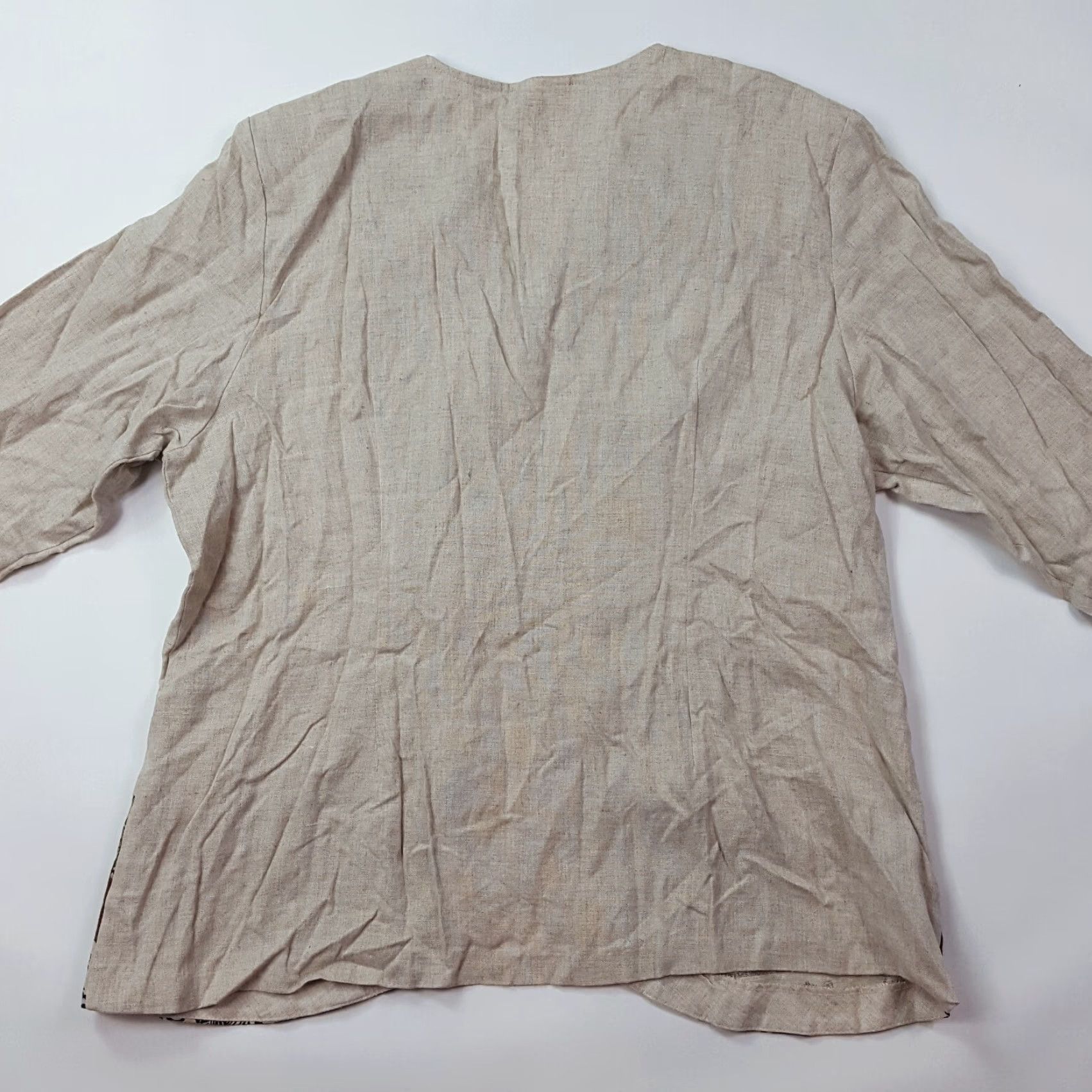 Vintage VINTAGE African Animal Print Women's 2X Retro Long Sleeve Zebra Lion Top Shirt Size XXL / US 16-18 / IT 52-54 - 6 Thumbnail