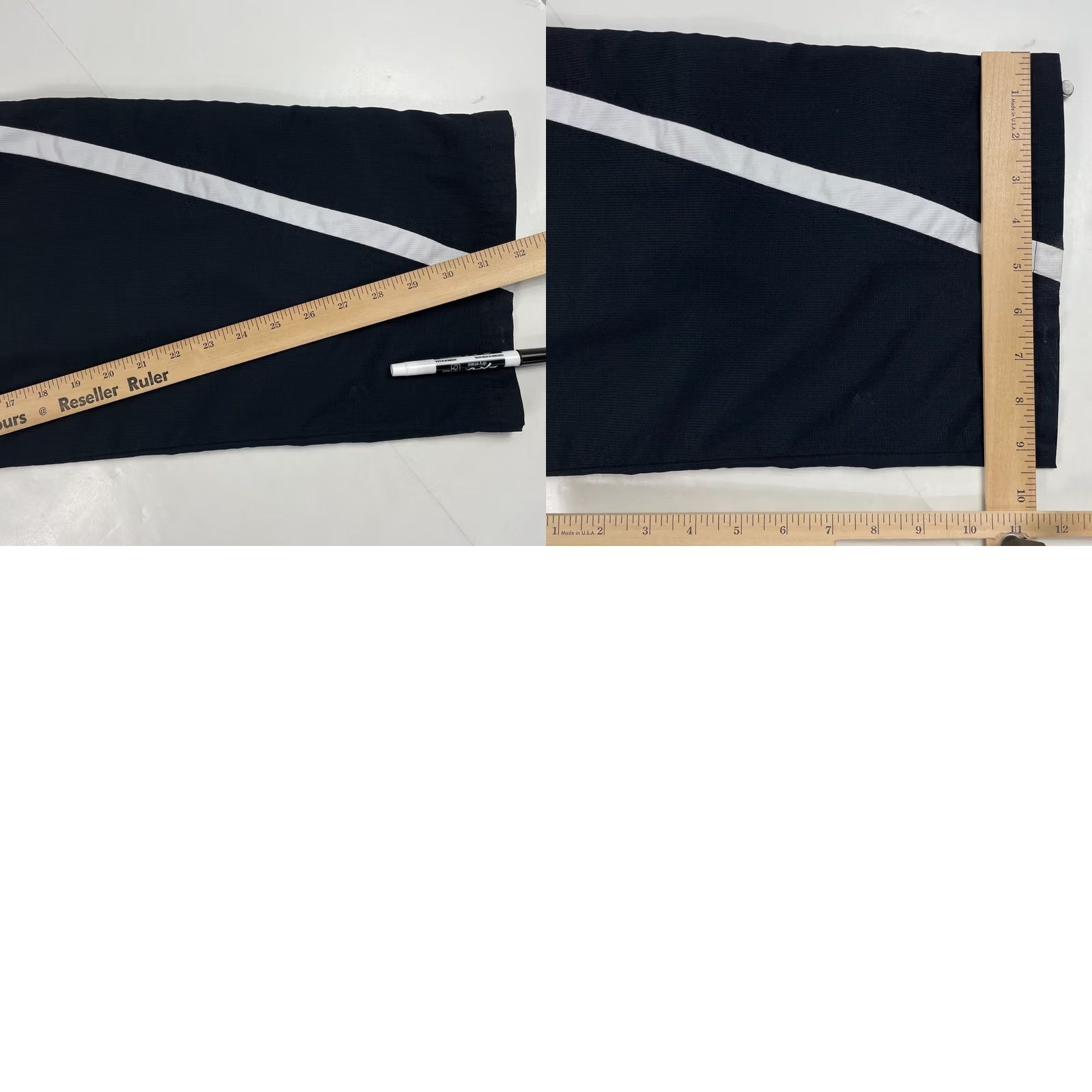 Under Armour Under Armour Track Pants Men Large Black Relaxed Straight Lined Baggy Workout Gym Size US 31 - 9 Thumbnail