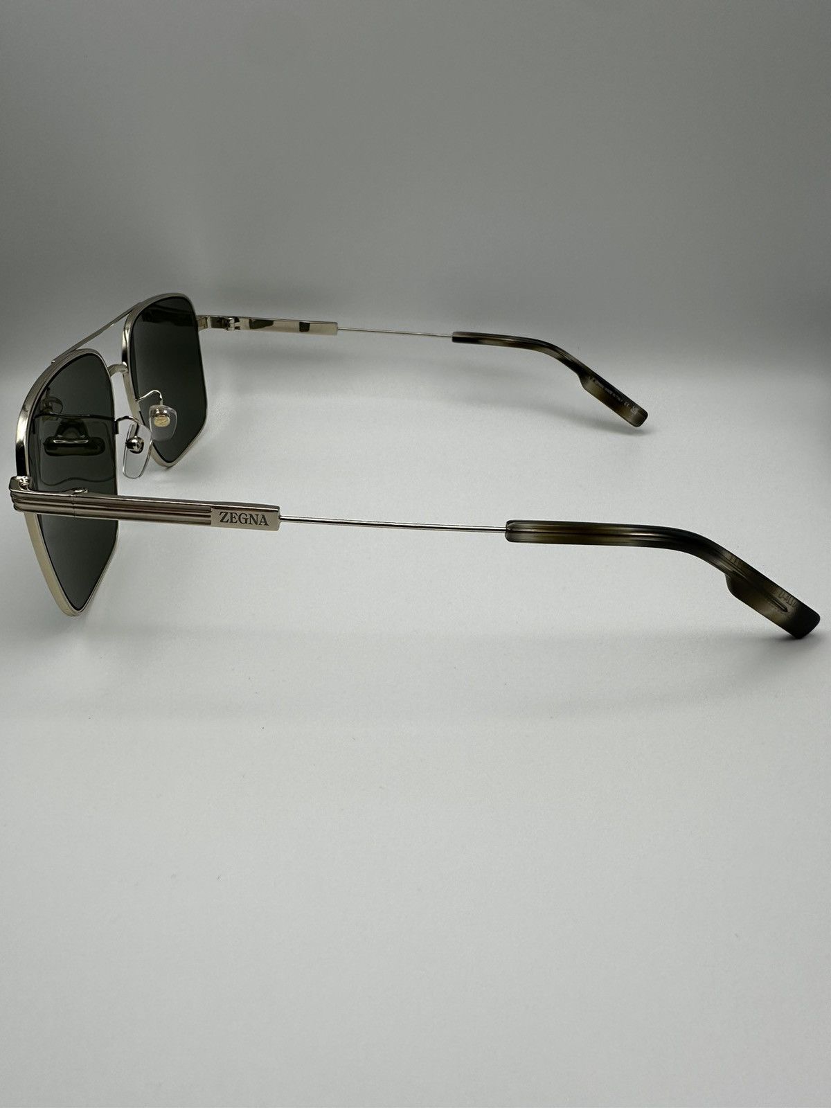 Ermenegildo Zegna Zegna Gold Toned Steel Sunglasses Size ONE SIZE - 4 Thumbnail