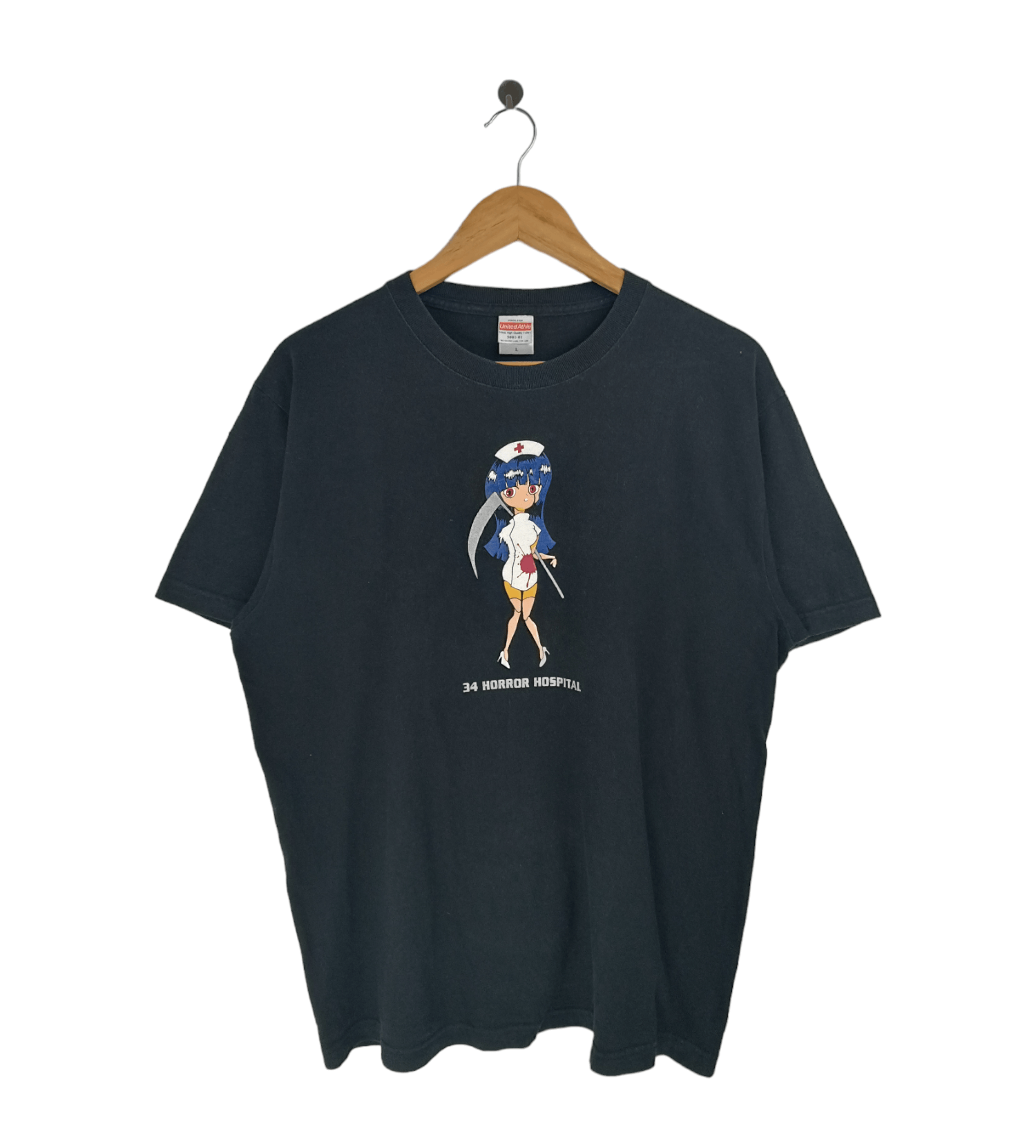 Anime VINTAGE Y2K 34 HORROR HOSPITAL ANIME GAMES JAPANESE STYLE Ts Size US L / EU 52-54 / 3 - 1 Thumbnail