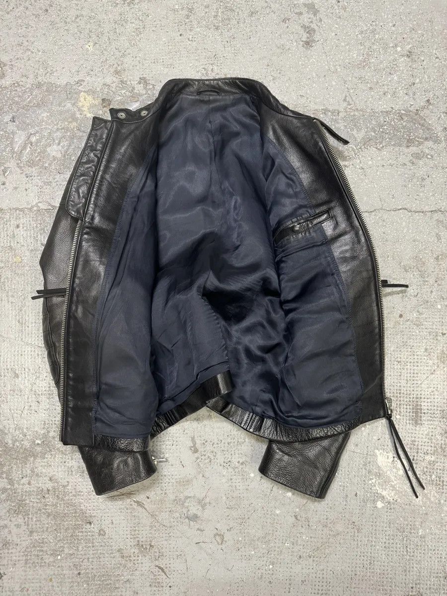 Acne Studios AW2011 Acne Studios Padded Multi Zips Biker Calf Leather Jacket Size US S / EU 44-46 / 1 - 6 Thumbnail