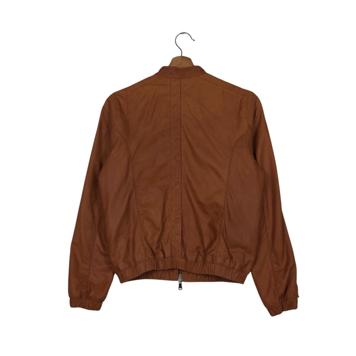 Japanese Brand Rich Black Cropped Biker Jacket Beauty & Youth Issey Miyake Size US M / EU 48-50 / 2 - 9 Thumbnail