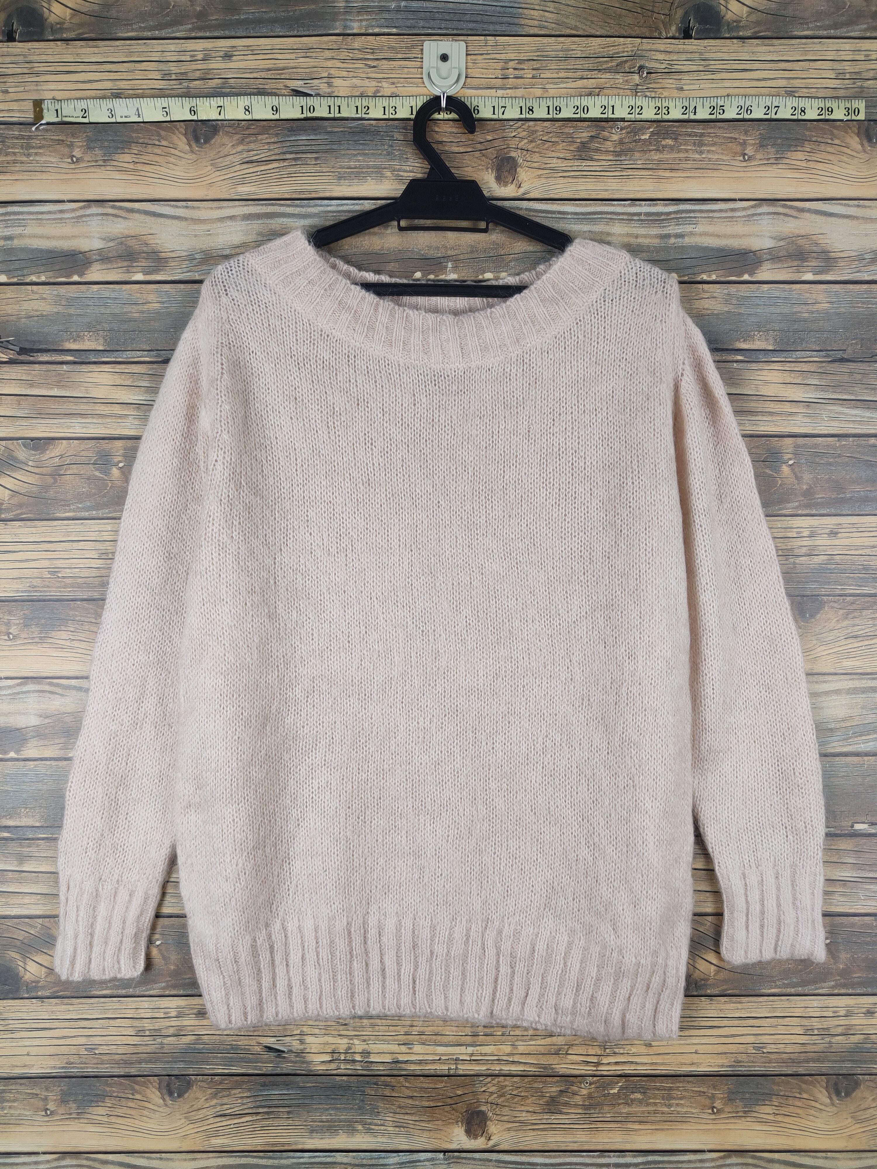 Global Work × Vintage Global Work Light Orange Knitwear Sweatshirts #W1525 Size US L / EU 52-54 / 3 - 1 Thumbnail