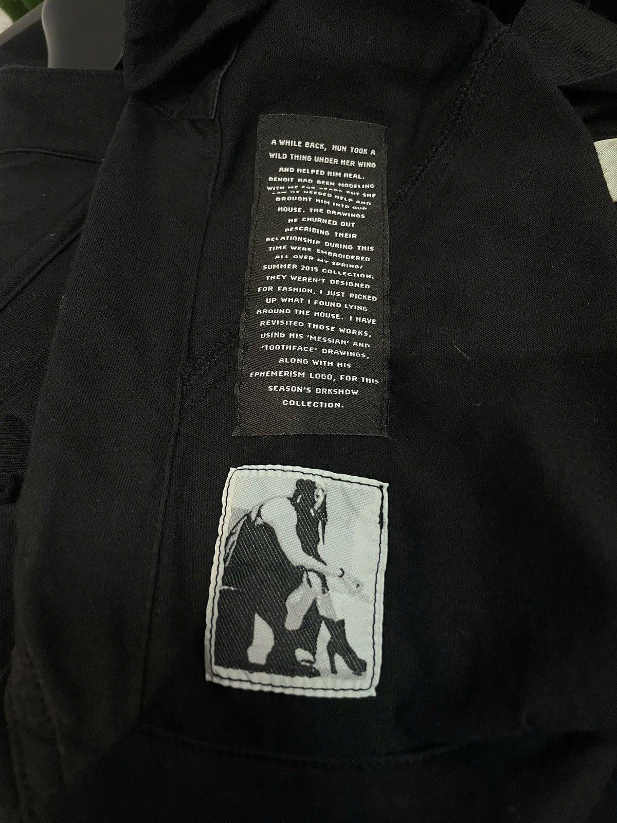 Rick Owens Drkshdw RICK OWENS Graphic-Print Long-Sleeved T-Shirt Size US M / EU 48-50 / 2 - 4 Thumbnail