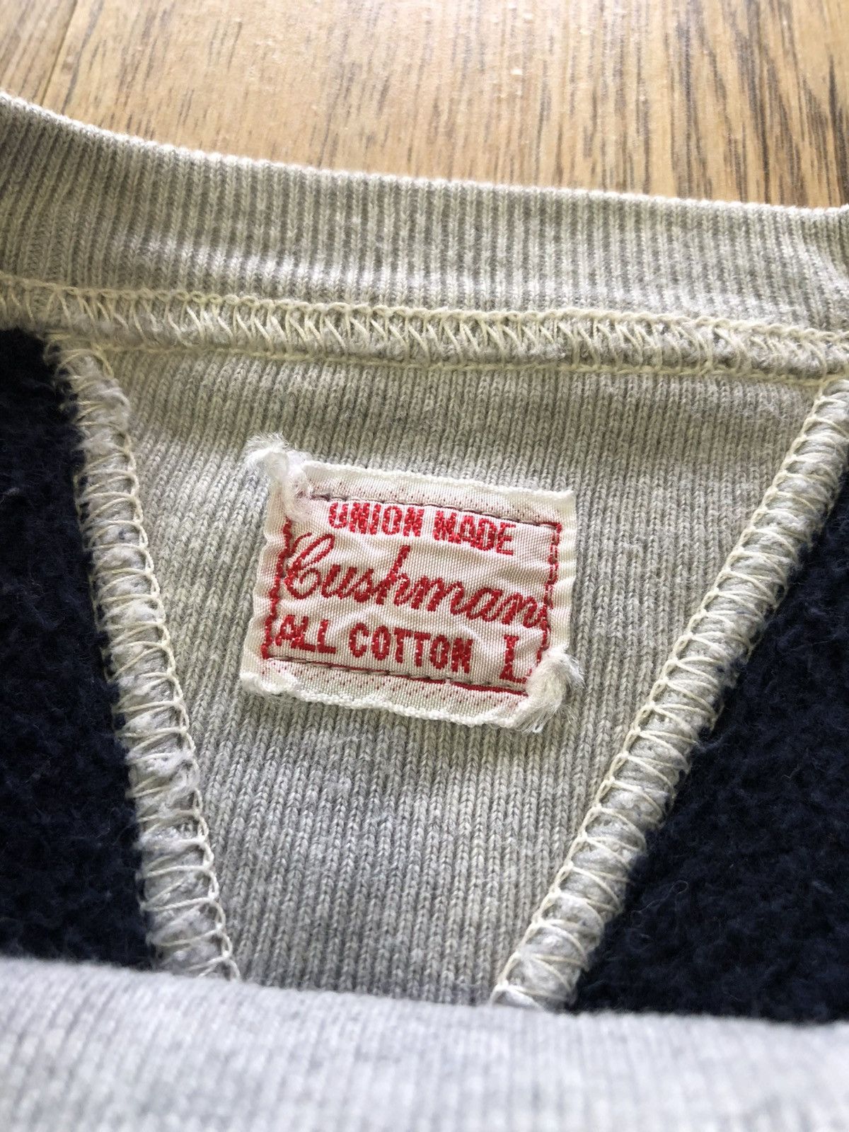 Cushman × Vintage Cushman Union Made US Airforce two tone crewneck Size US L / EU 52-54 / 3 - 13 Thumbnail