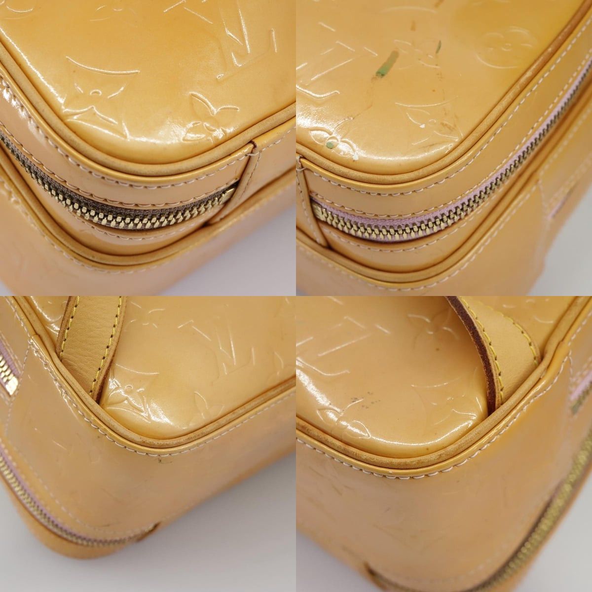 LOUIS VUITTON Monogram Vernis Marley Backpack Marshmallow