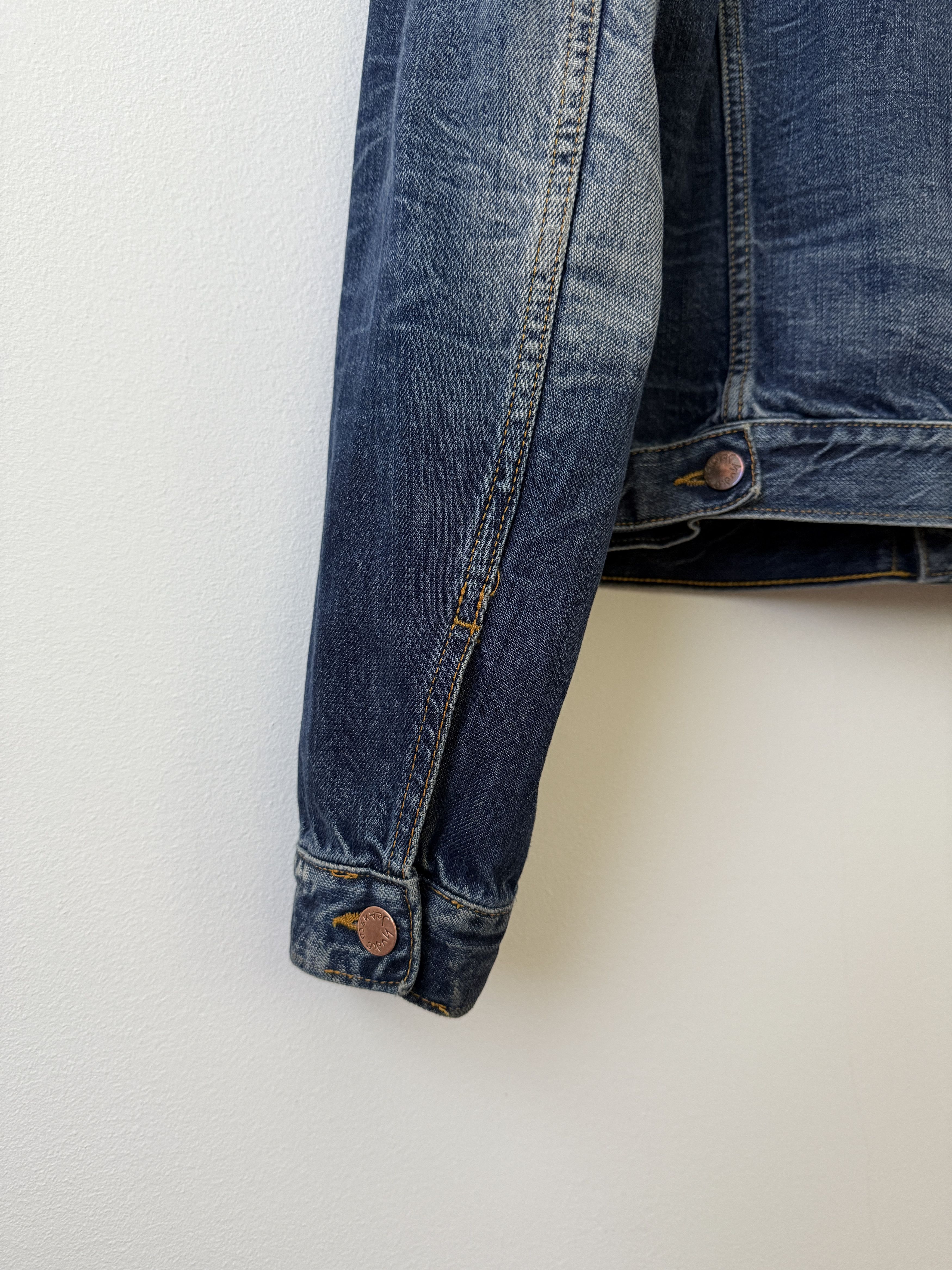 Nudie Jeans Faded Denim Jean Jacket Size US XXL / EU 58 / 5 - 11 Thumbnail