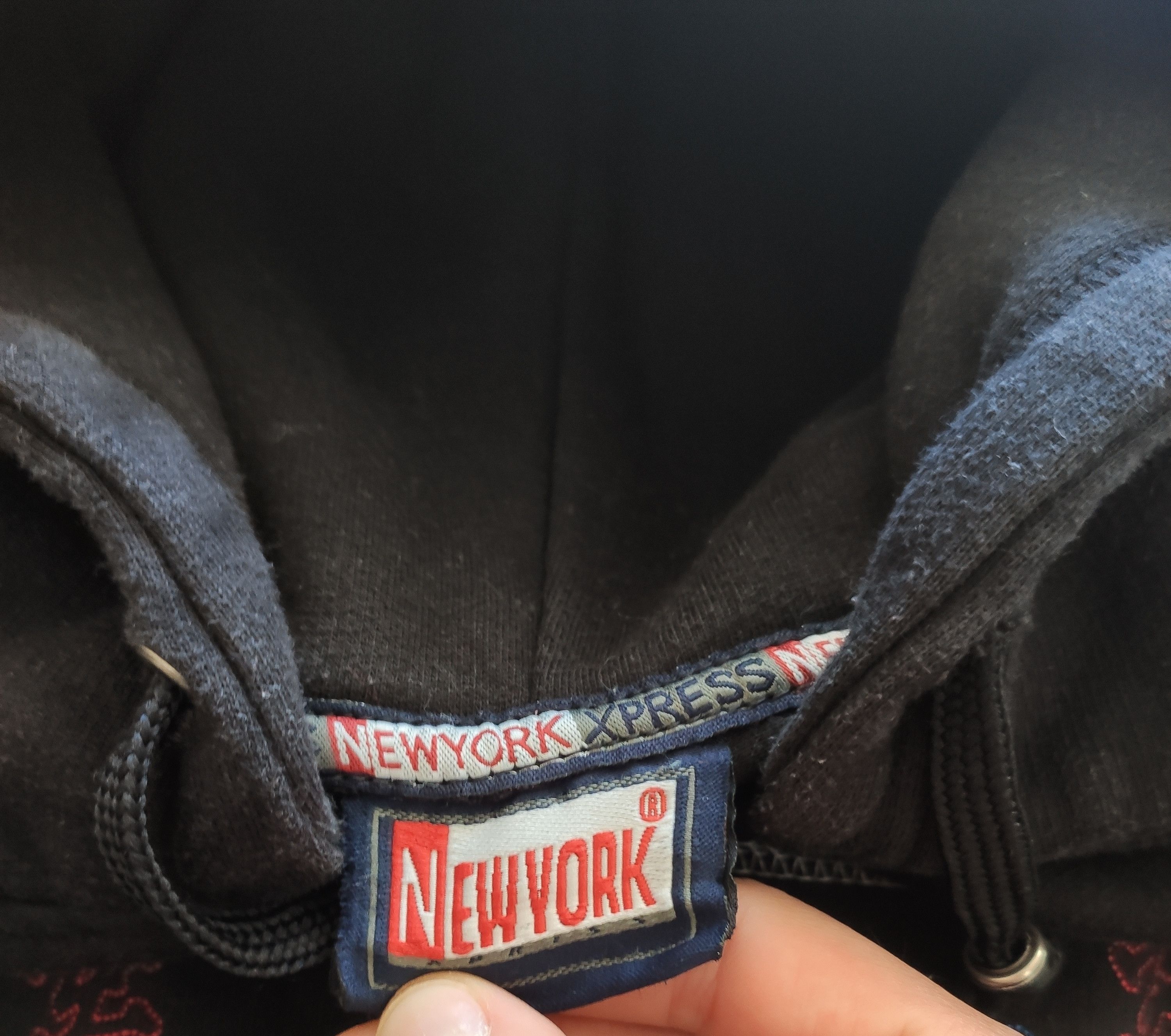 Vintage Vintage New York boxy zip hoodie 90s 80s skate streetwear Size US L / EU 52-54 / 3 - 6 Thumbnail