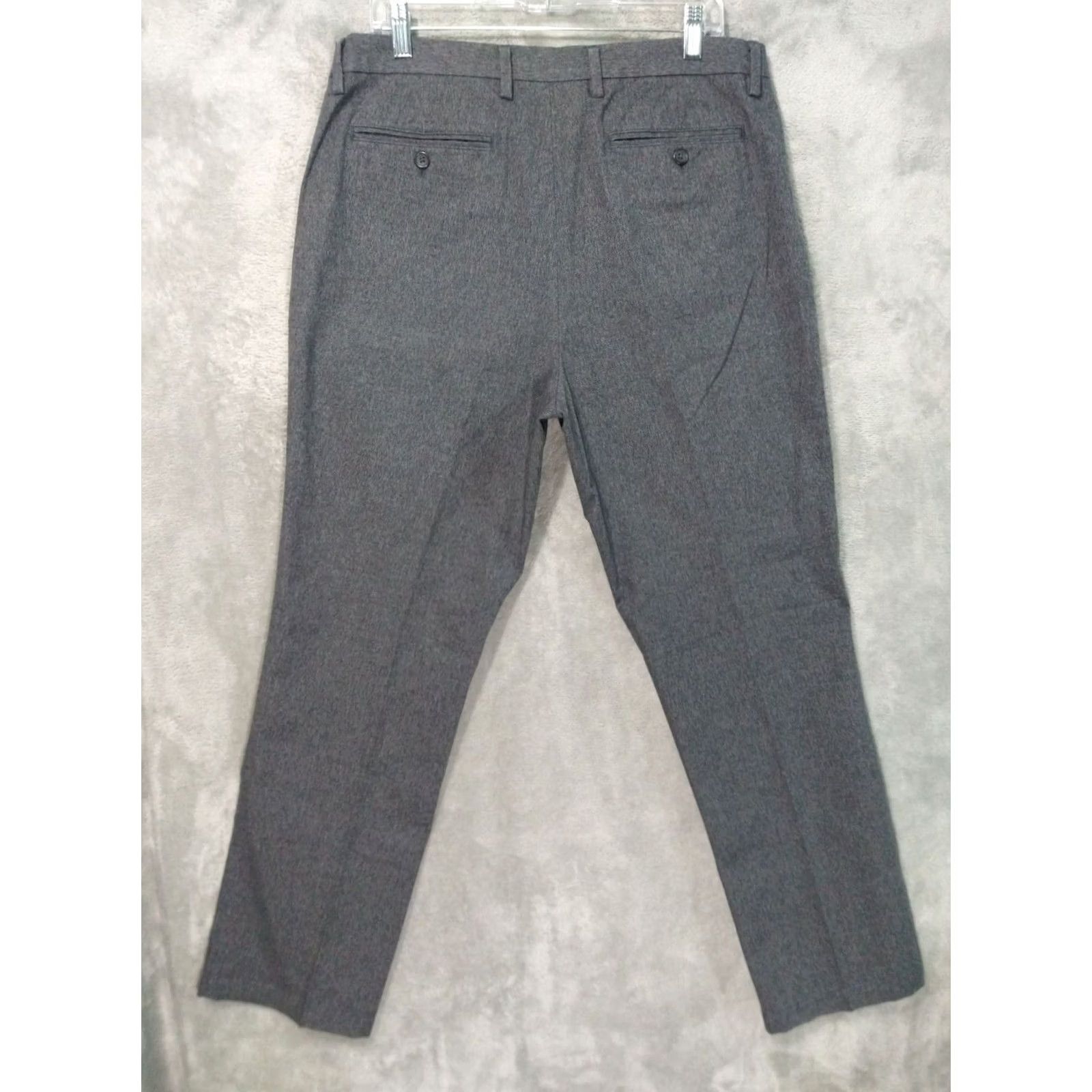 Banana Republic Banana Republic Pants Mens 35x32 Gray Chino Kentfield Flat Front Straight Leg Casual Business Slim 90s? Size US 35 - 2 Thumbnail