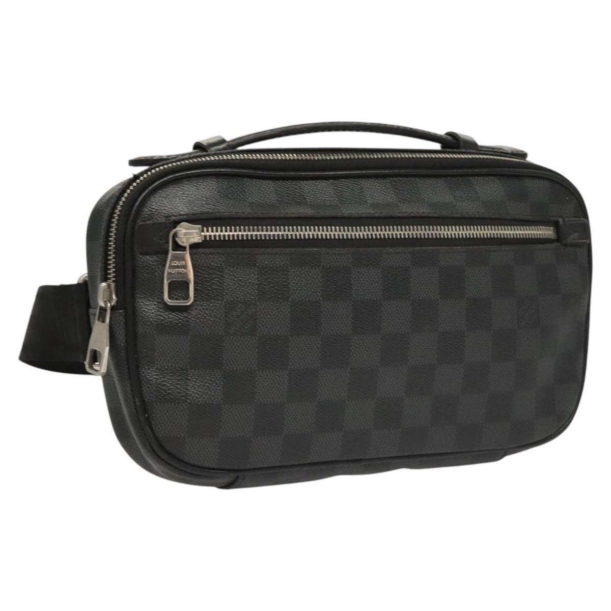 Louis Vuitton Damier Graphite Ambreil Shoulder Bag N41289 Lv Auth Bs25030, Women's