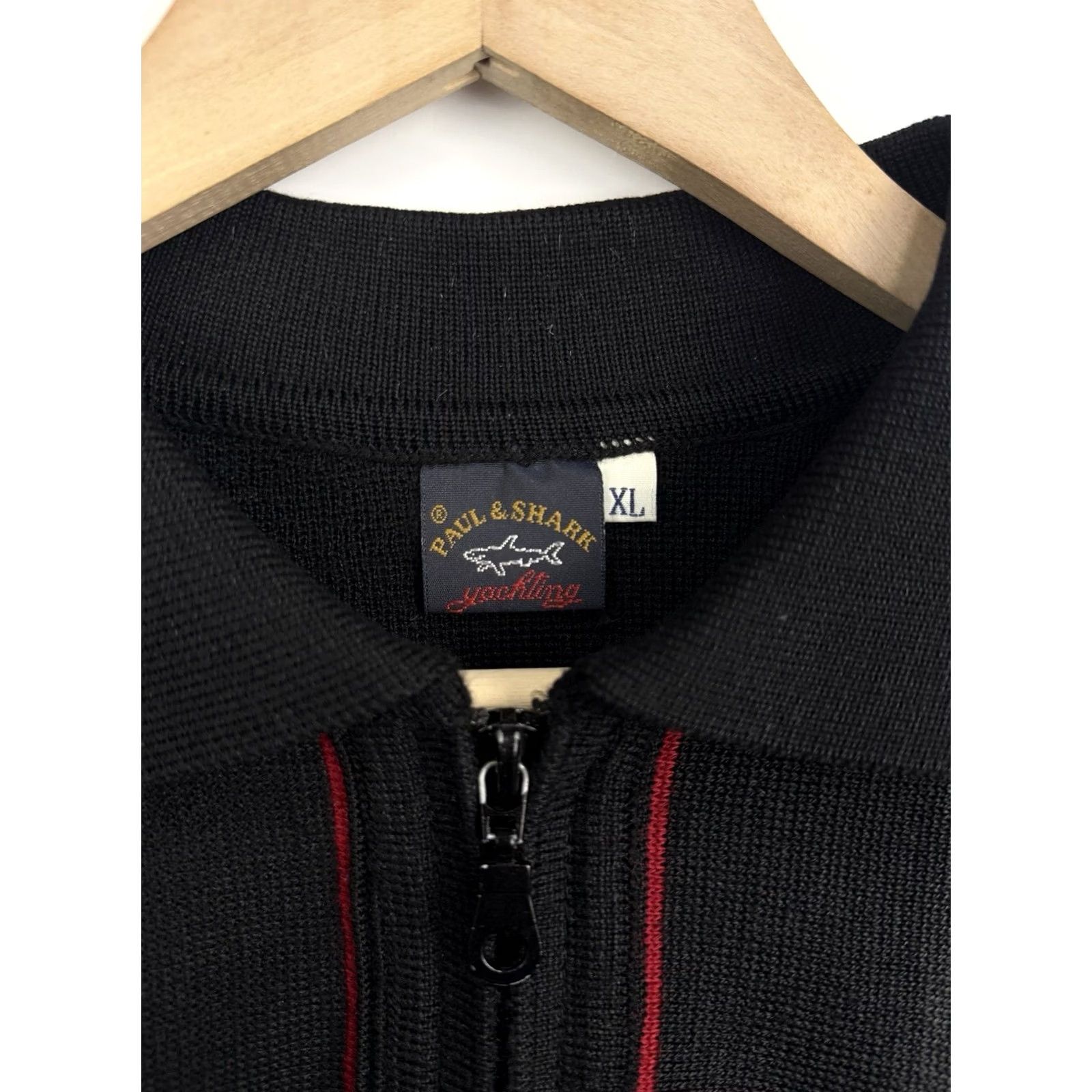 Paul & Shark VINTAGE Paul & Shark Sweater Yachting 90s Heavy Weight Pullover XL Mens Black Size US XL / EU 56 / 4 - 5 Thumbnail