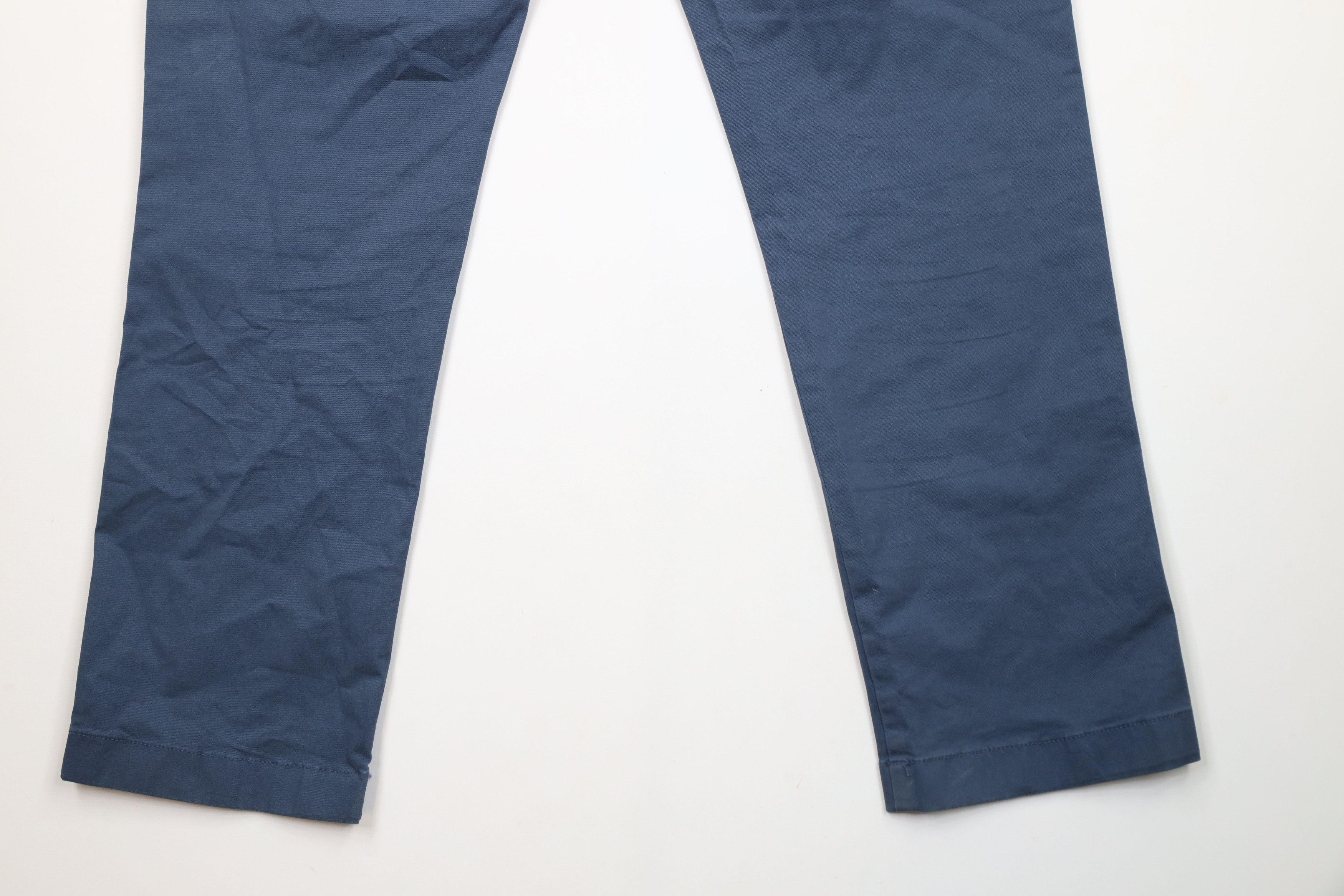 J.Crew × Vintage J Crew Flex Sutton Straight Leg Chinos Chino Pants Blue Size US 34 / EU 50 - 12 Thumbnail