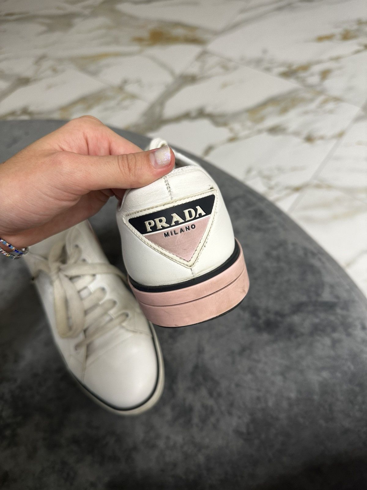 Prada Vintage prada sneakers Size US 8.5 / IT 38.5 - 2 Thumbnail