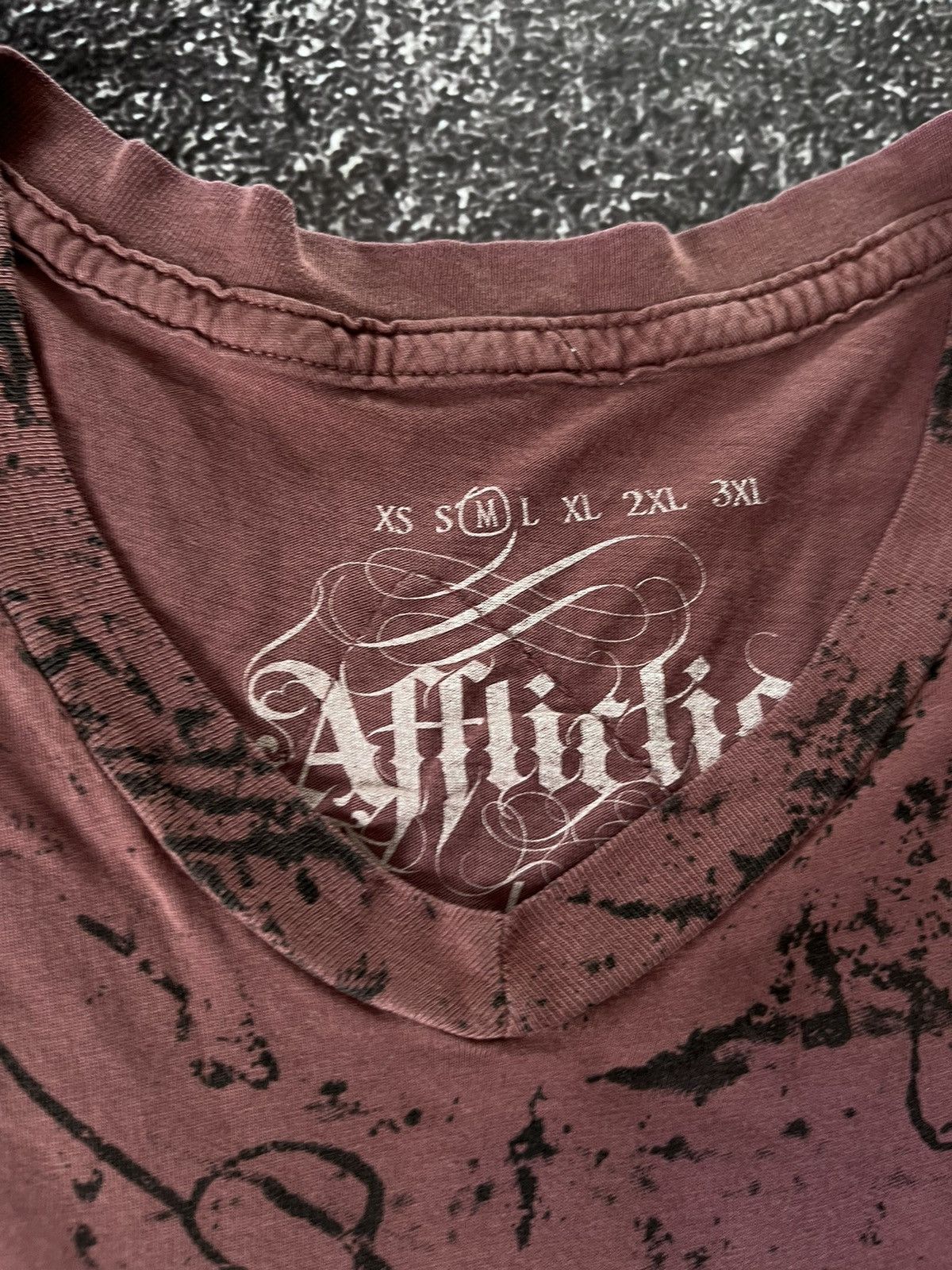 Affliction Vintage Affliction Big Cross Embroidered y2k rare tee 90’s Size US M / EU 48-50 / 2 - 8 Thumbnail