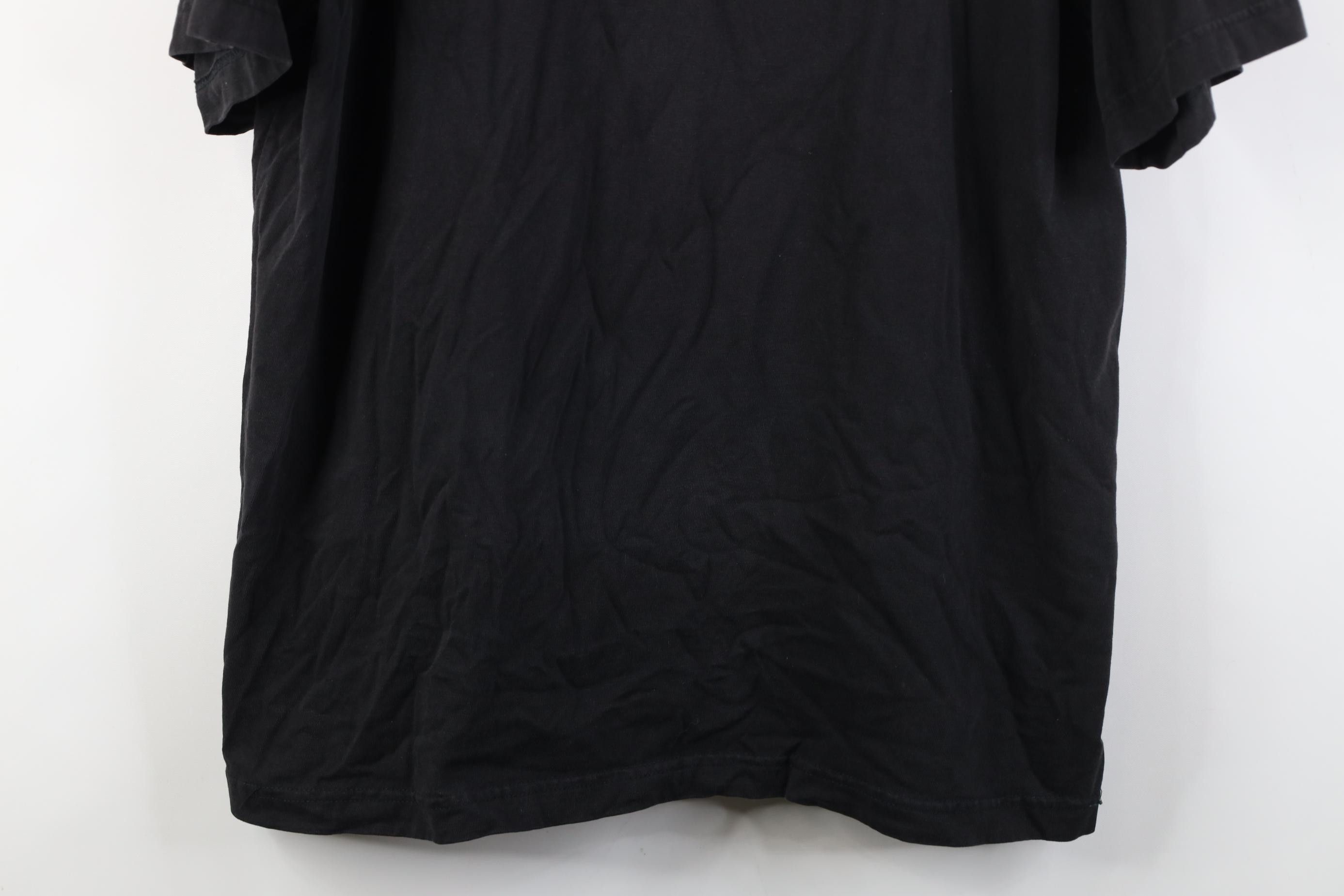 Vintage Vintage 90s Streetwear Cotton Short Sleeve T-Shirt Black Size US L / EU 52-54 / 3 - 3 Thumbnail