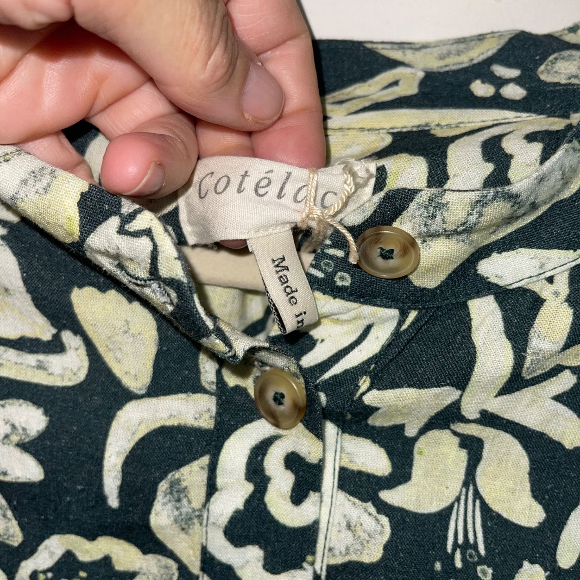 Cotelac Cotelac Womens Dress Size 10 Multicolor Tunic Floral Size L / US 10 / IT 46 - 4 Thumbnail