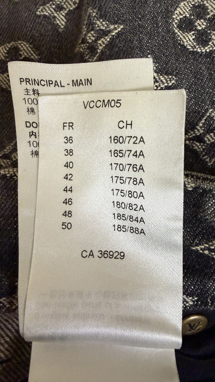 Louis Vuitton Louis Vuitton 34 Distressed Black Monogram Denim Jeans Size US 34 / EU 50 - 14 Thumbnail