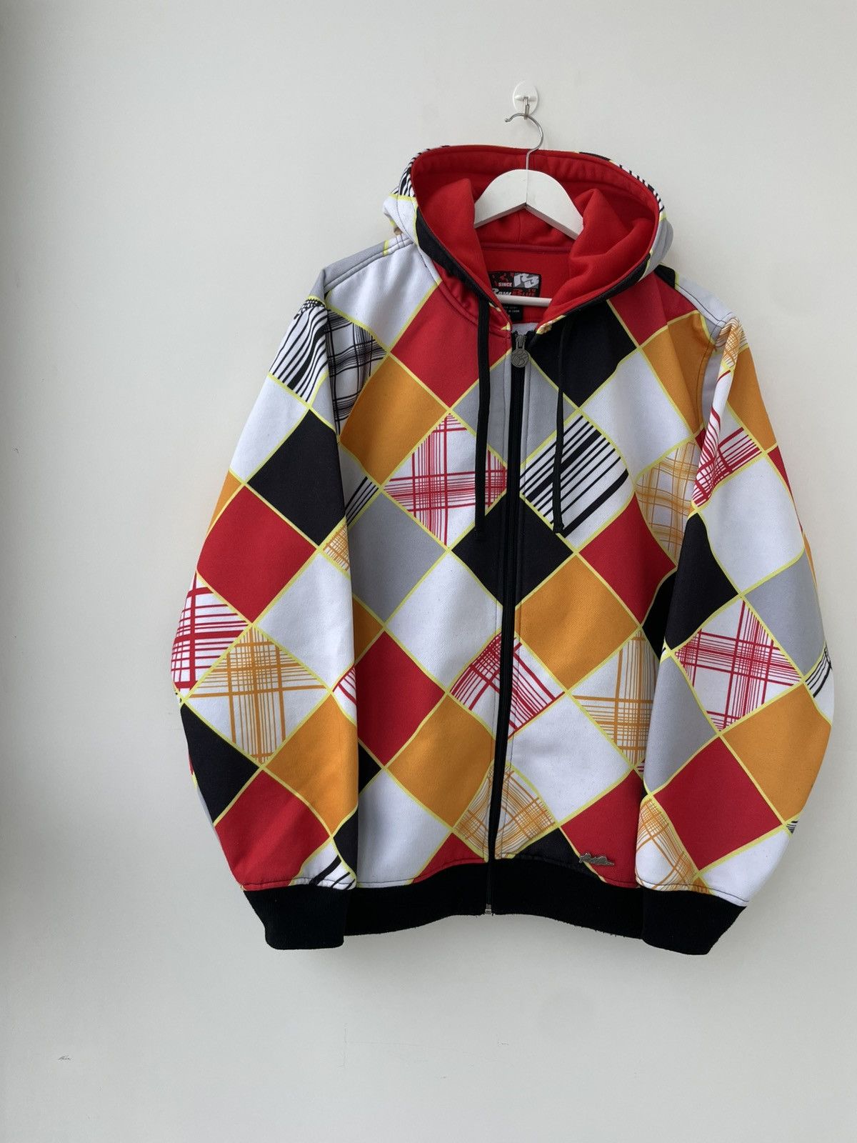 Vintage Raw Blue Rare Y2K Hiphop Rap Urban Full Zip Hoodie Oversized Size US L / EU 52-54 / 3 - 2 Thumbnail