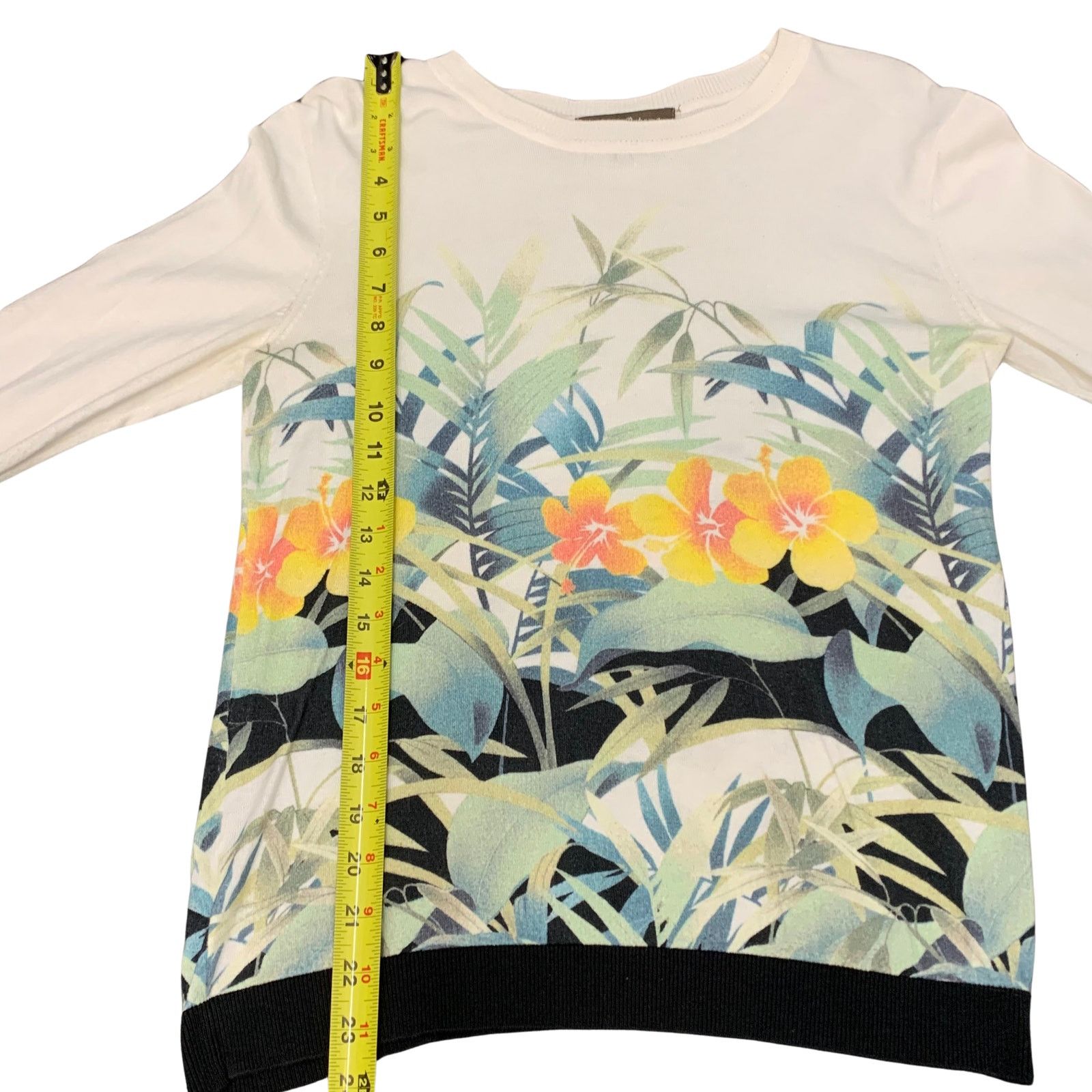 Tommy Bahama Vintage Tommy Bahama Fitted Long Sleeve Tropical Blouse Size S / US 4 / IT 40 - 7 Thumbnail
