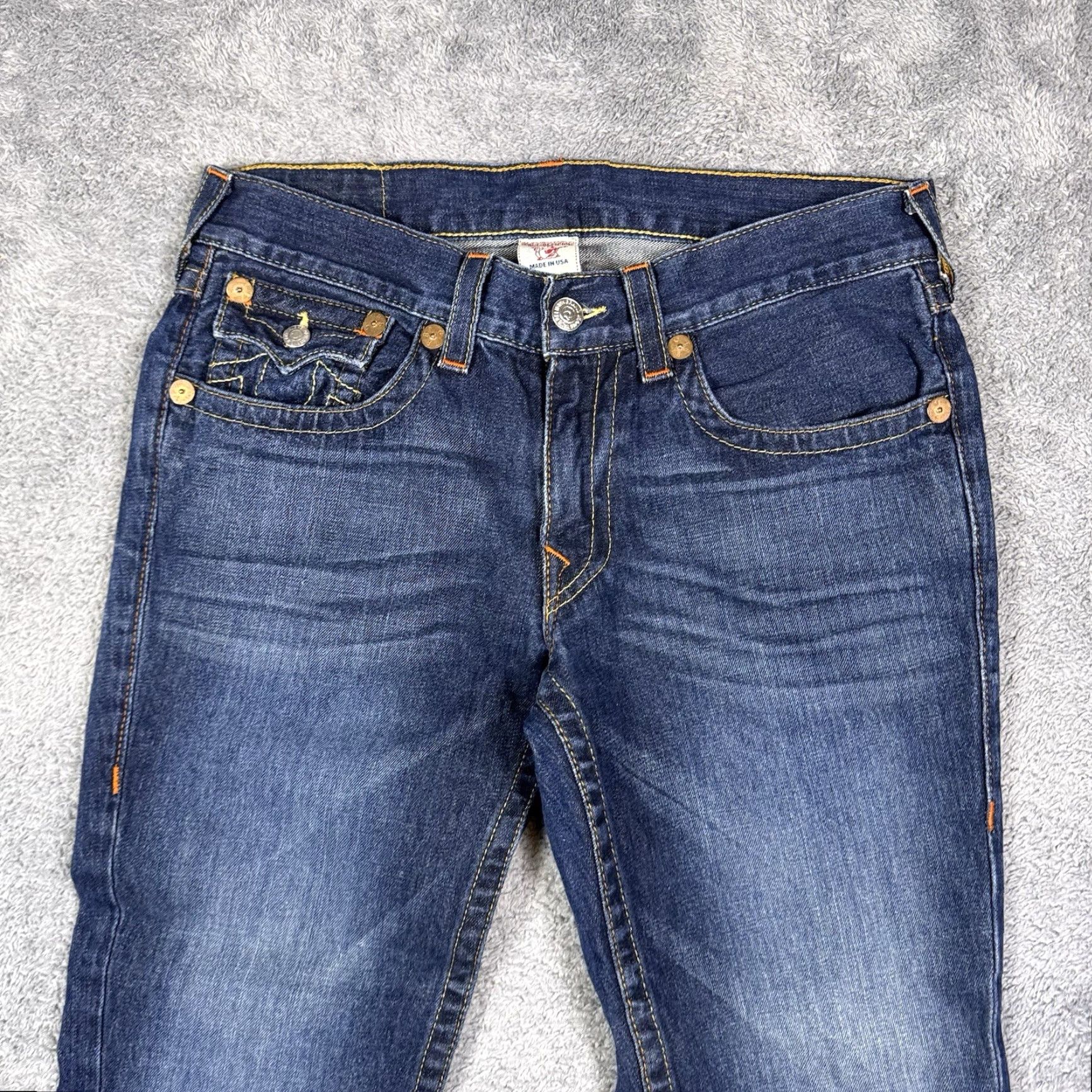 True Religion VINTAGE True Religion Jeans Mens 36x31 Bootcut Denim 5-Pocket Logo USA Made Relaxed 80s 90s Hip Hop Shirt? Size US 33 - 3 Thumbnail