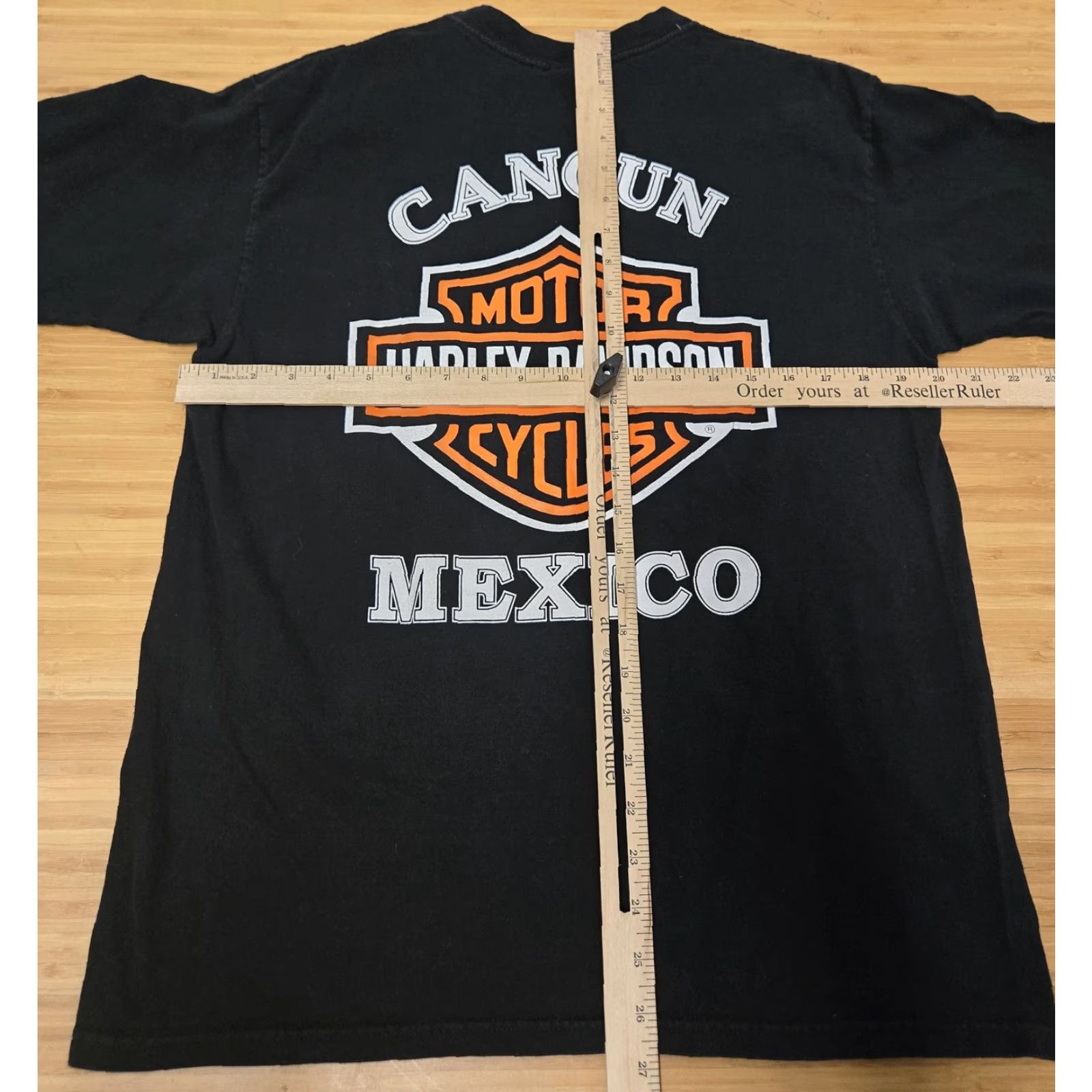 Harley Davidson VINTAGE Harley-Davidson Shirt Mens L Cancun Mexico Bar Shield Biker Motorcycle Tee Size US L / EU 52-54 / 3 - 6 Thumbnail