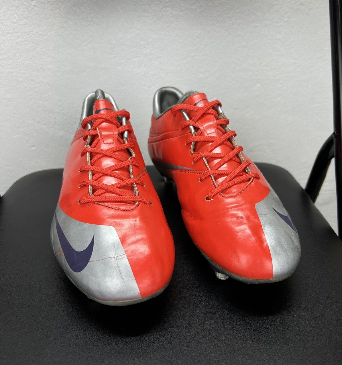 Nike × Vintage 2008 Nike Mercurial Veloci V SG vintage soccer boots Sz 41,5 Size US 9.5 / EU 42-43 - 3 Thumbnail