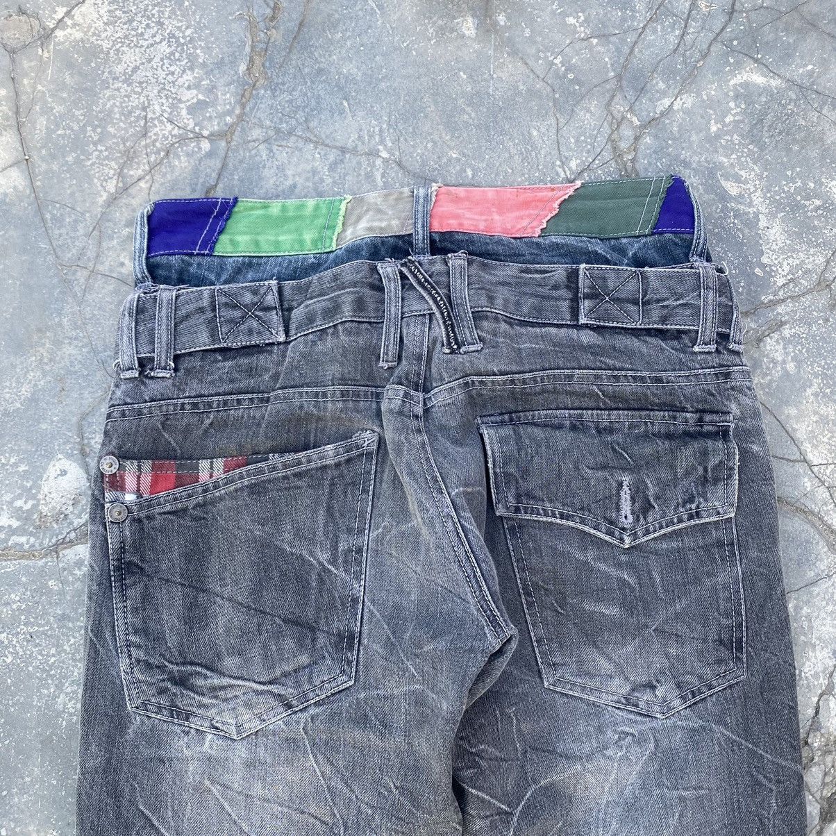 If Six Was Nine PATINA Double Waist Zipper Jeans Size US 28 / EU 44 - 4 Thumbnail