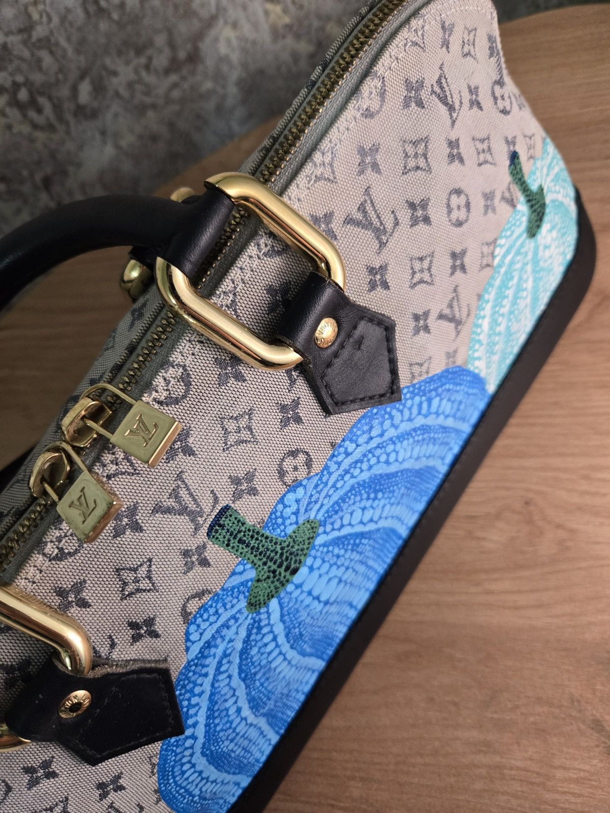 Louis Vuitton Louis Vuitton 2001 monogram mini Lin horizontal Alma Size ONE SIZE - 8 Thumbnail