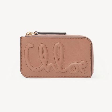 Chloe o1loc1c10226 Size: OS / C Card Holder in Wood Rose Size ONE SIZE - 1 Thumbnail