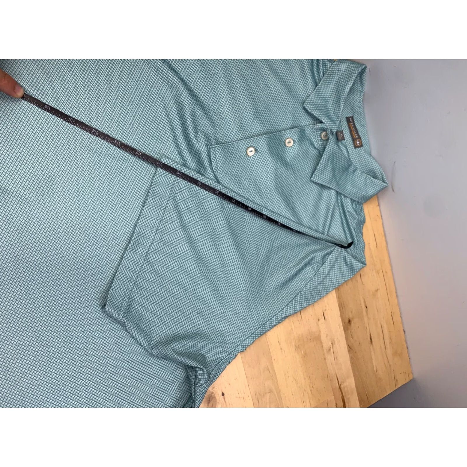 Peter Millar Peter Millar Summer Comfort Polo Mens XL Green Golf Stretch Performance #9270 Size US XL / EU 56 / 4 - 6 Thumbnail