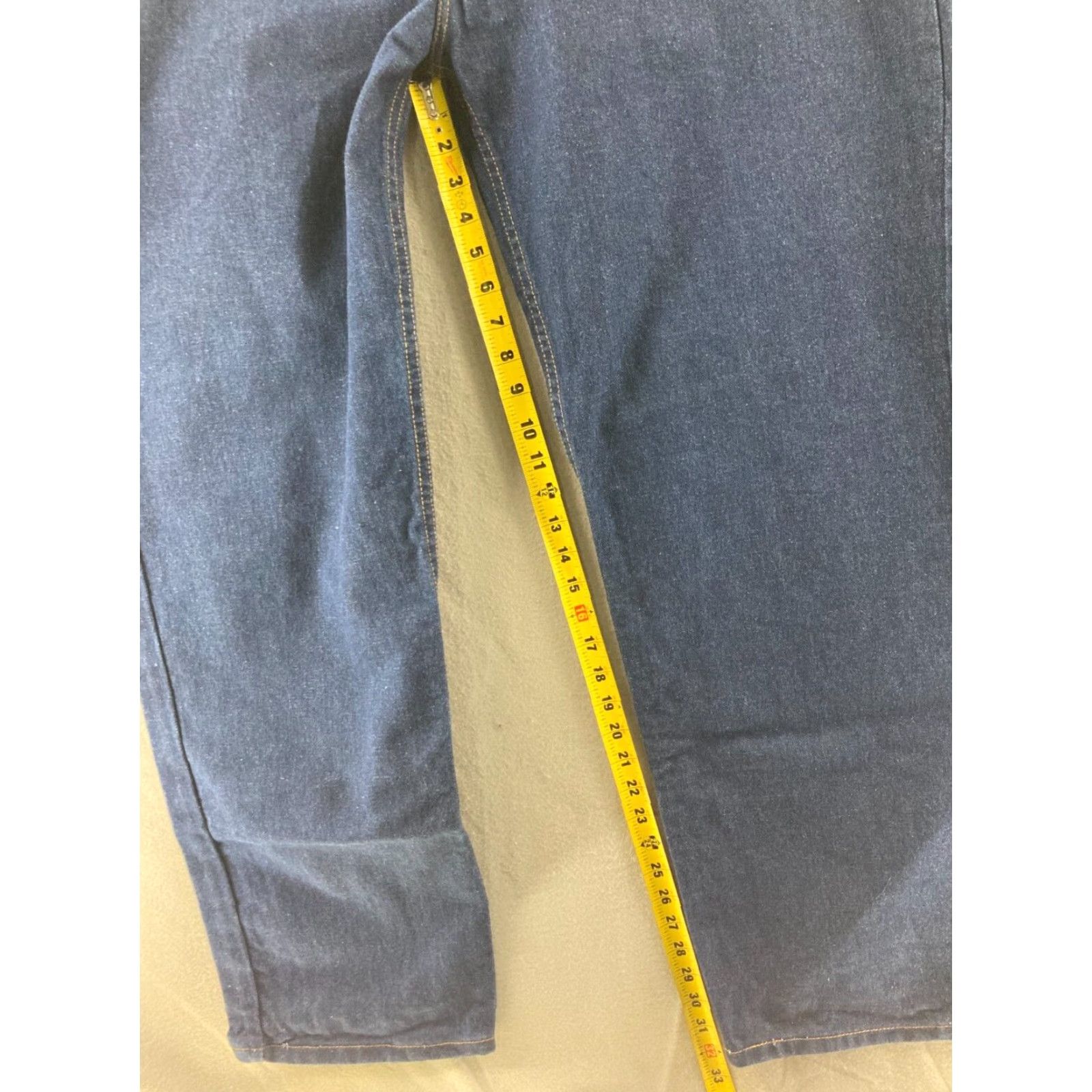 Denime Tyndale Jeans Adult Men 42x32 Blue Denim Cotton USA NWT Regular Straight Size US 42 / EU 58 - 3 Thumbnail
