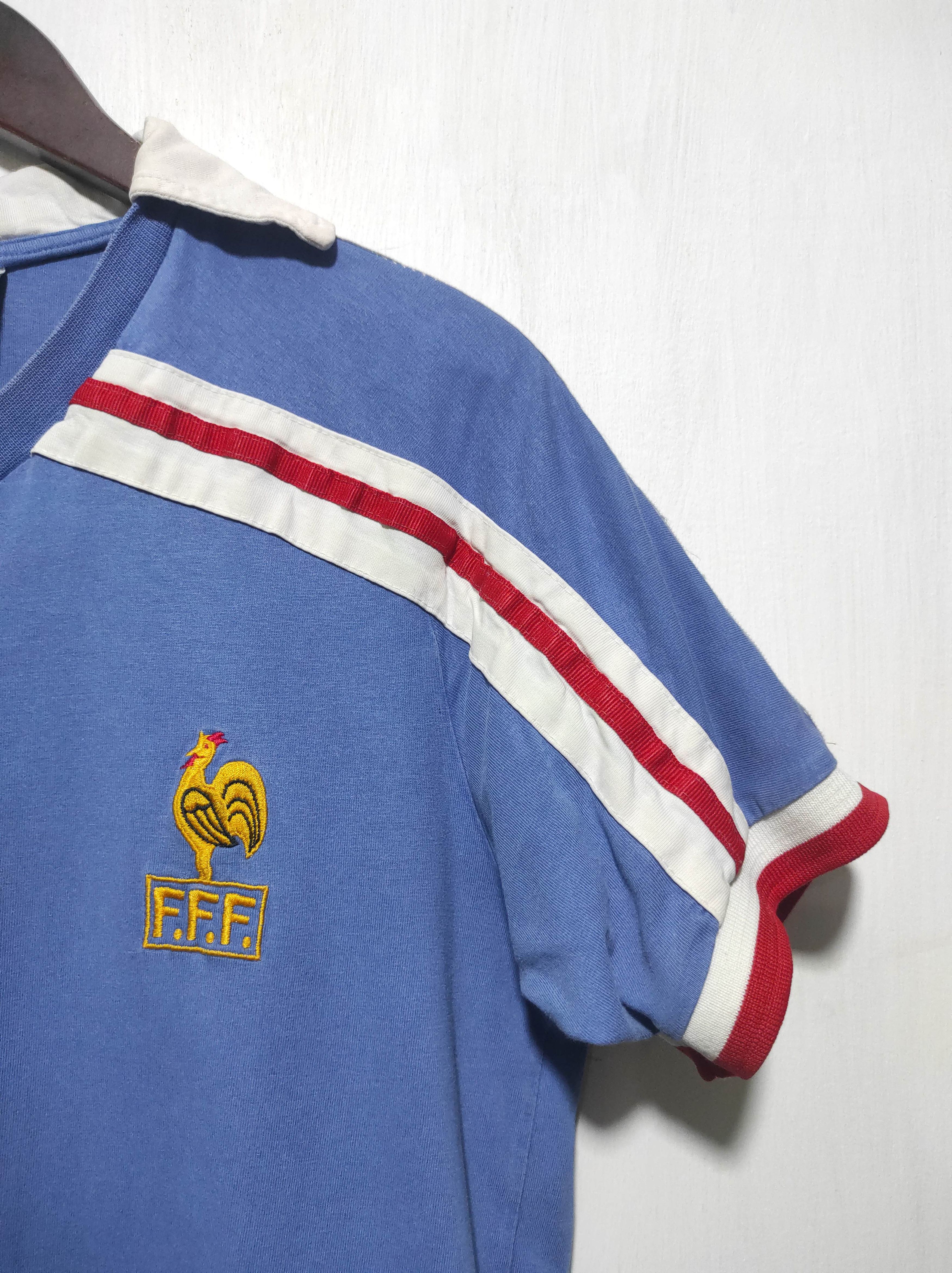 France Original 1986/1990 Adidas Home Football Shirt Medium