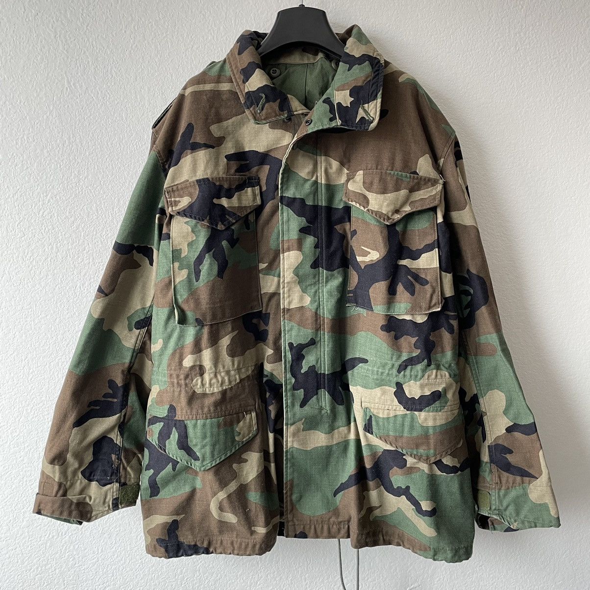 Vintage Vintage US Military Woodland Camouflage M65 Field Jacket Size US M / EU 48-50 / 2 - 1 Thumbnail